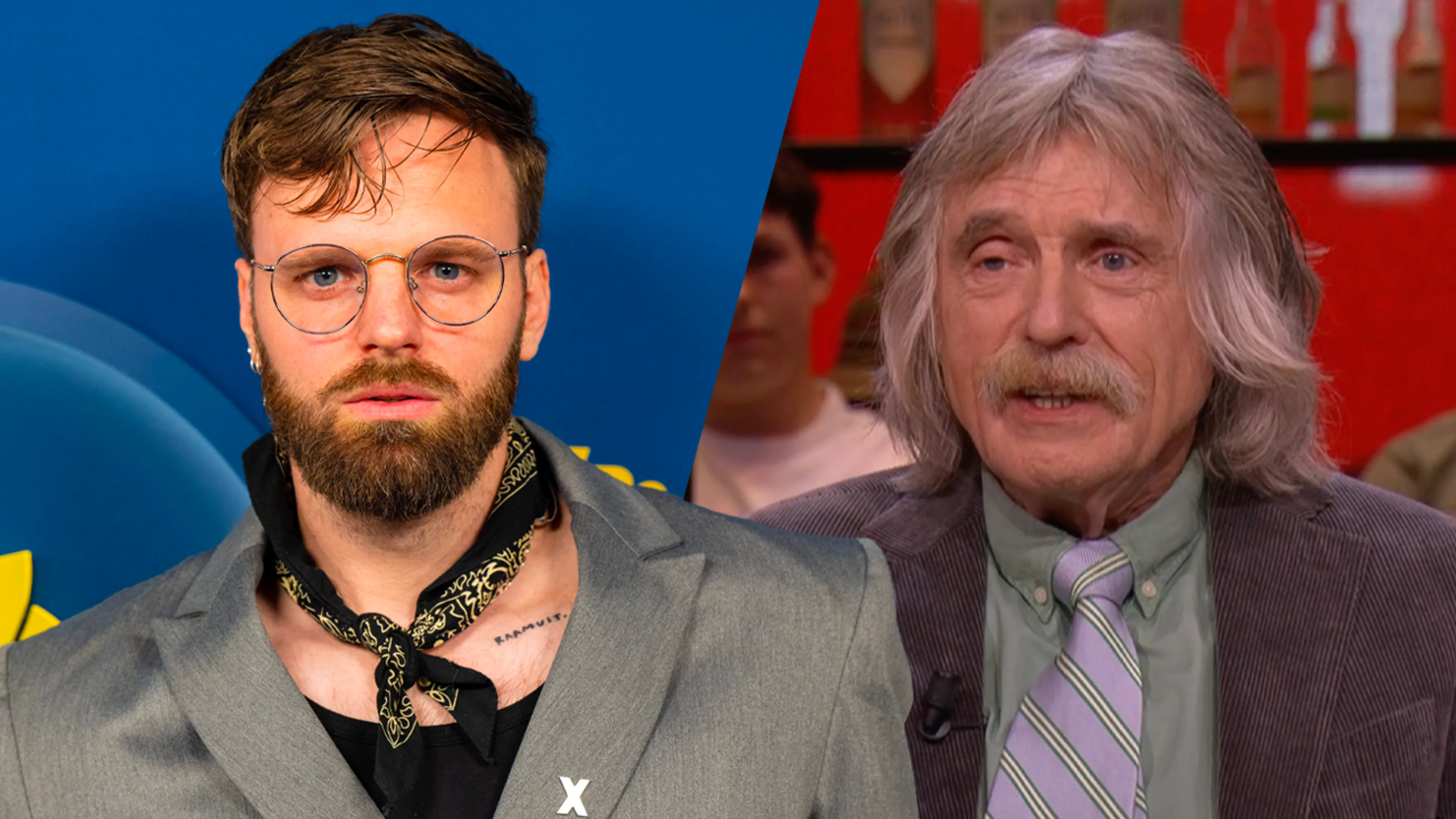 Johan hoopt niet dat Tim Hofman de plek van Khalid inneemt: 'Wat een griezel van een gozer is dat!'