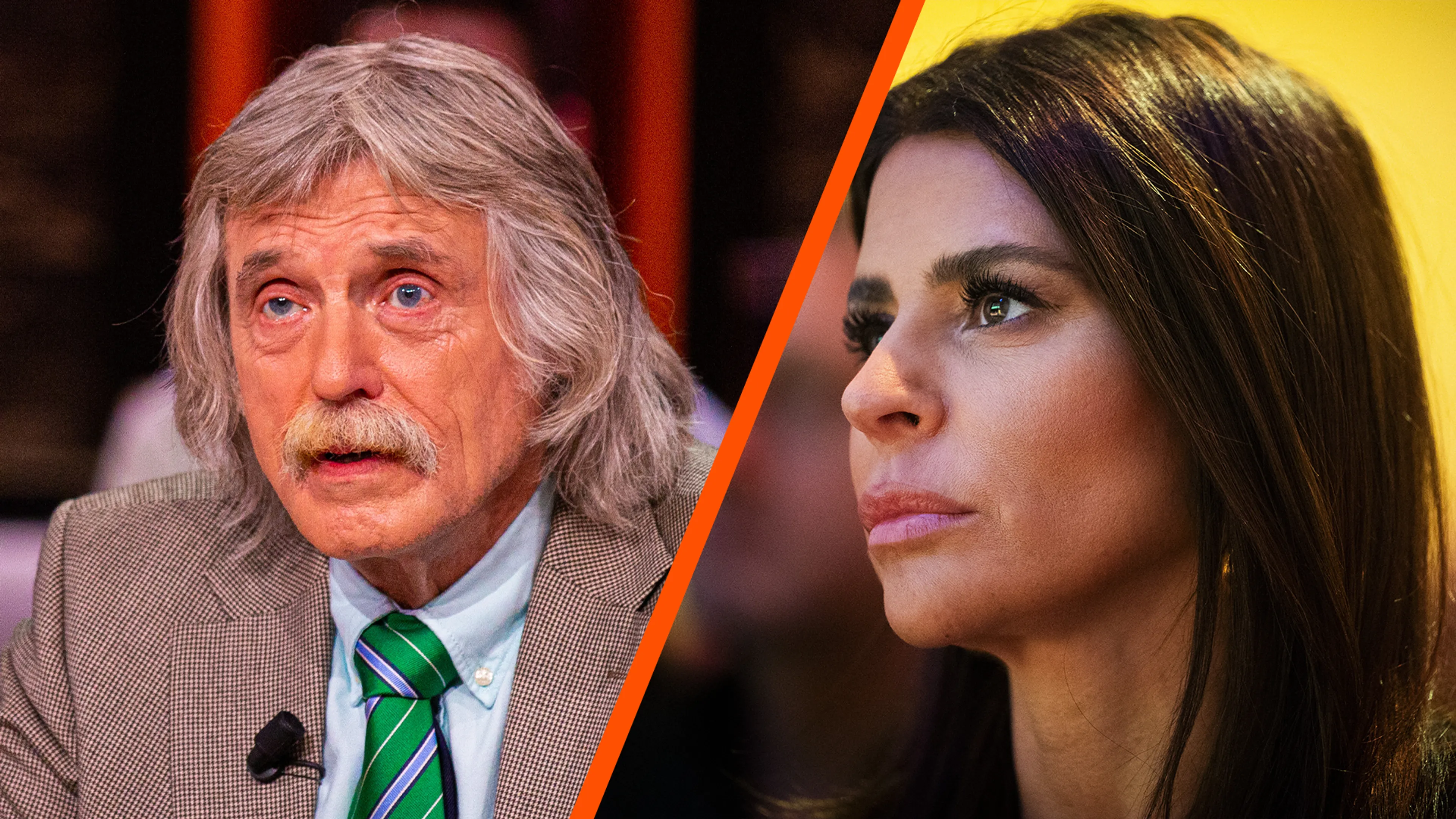 Johan Derksen fileert Olcay Gulsen: 'Juffrouw golddigger...'