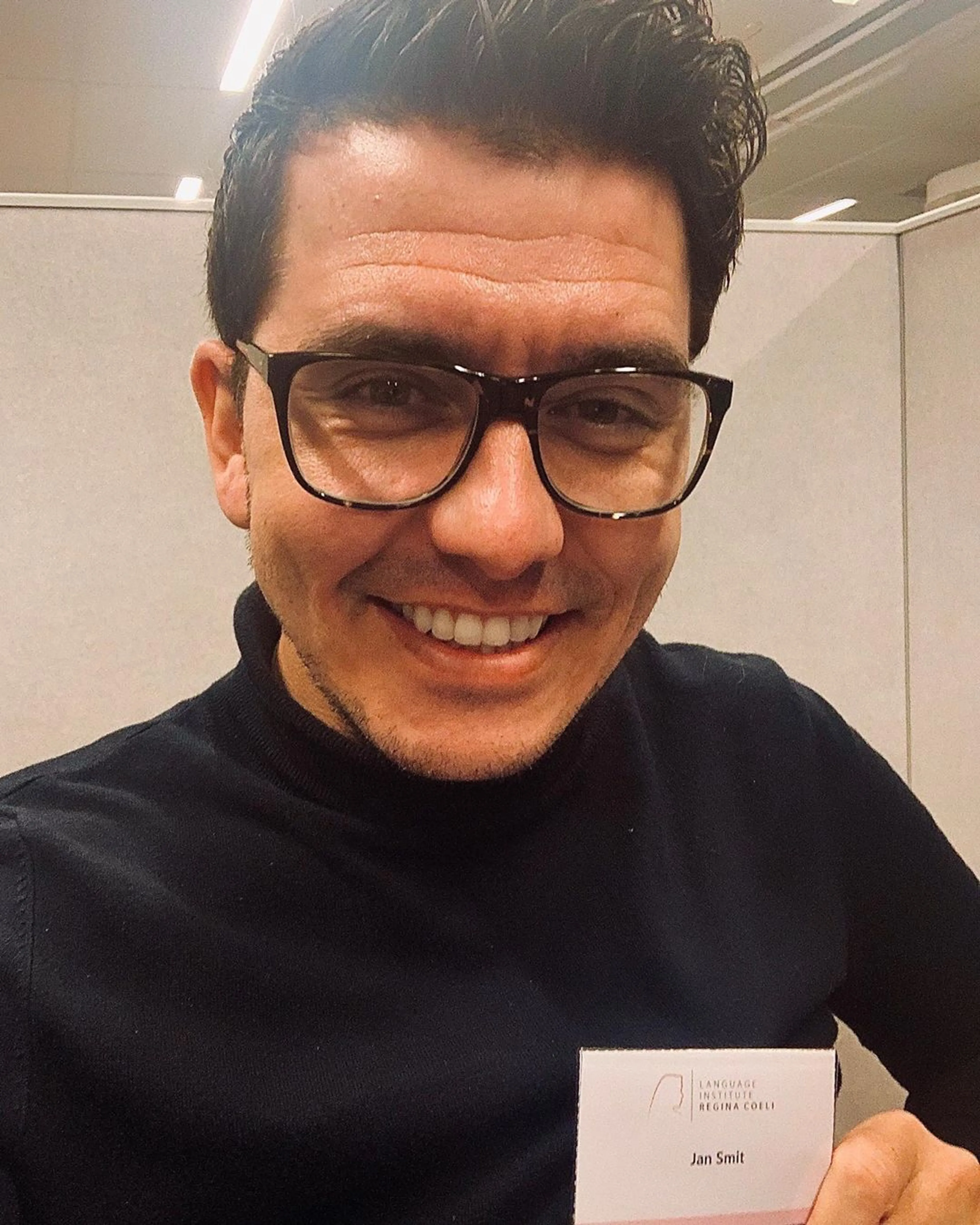Jan Smit in verlegenheid gebracht