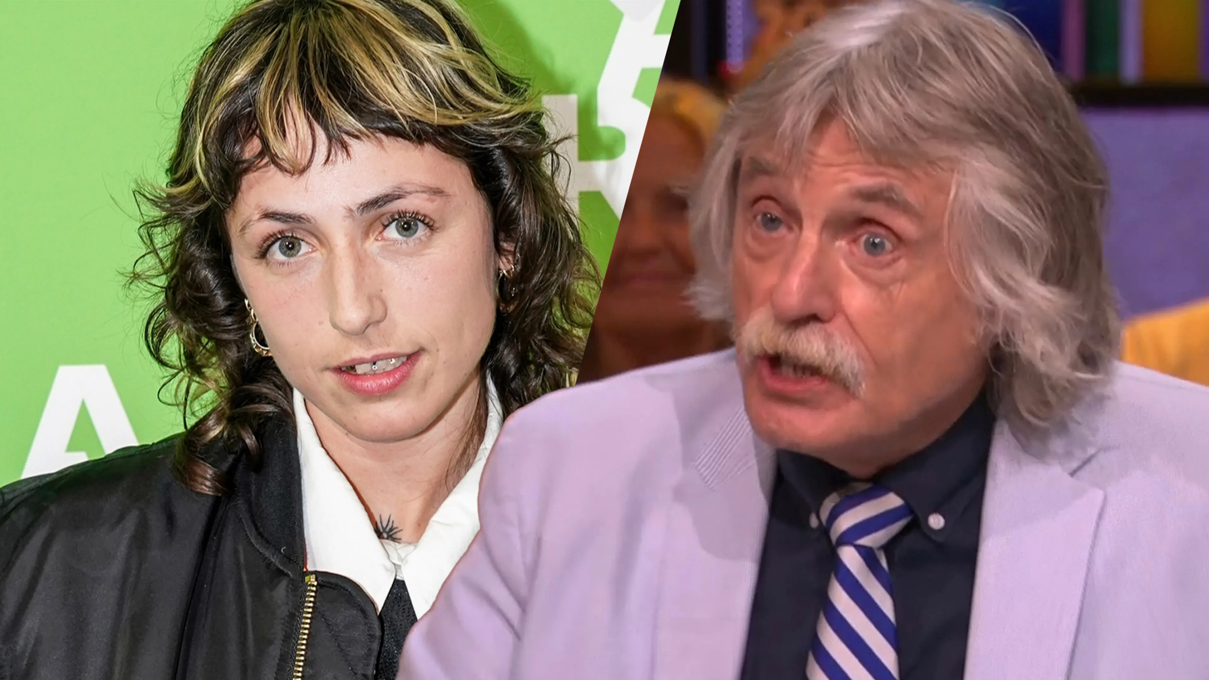 Johan Derksen reageert op 'Alle witte mannen naar achteren'-oproep van Sophie Straat
