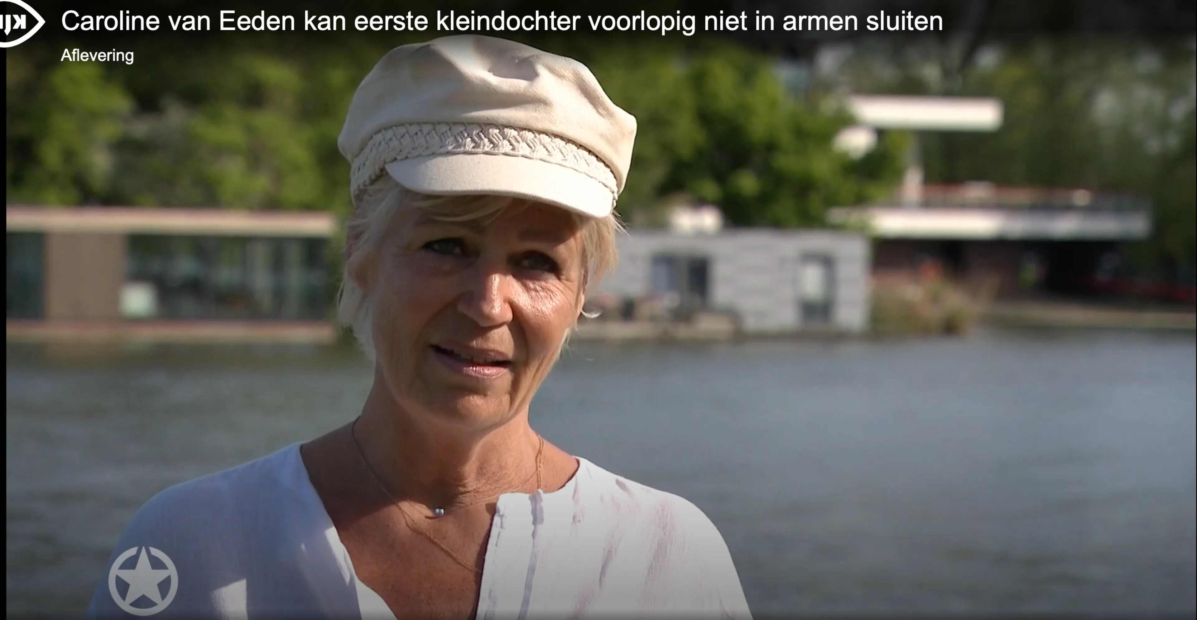 Caroline van Eeden kan eerste kleindochter binnenkort niet in armen sluiten