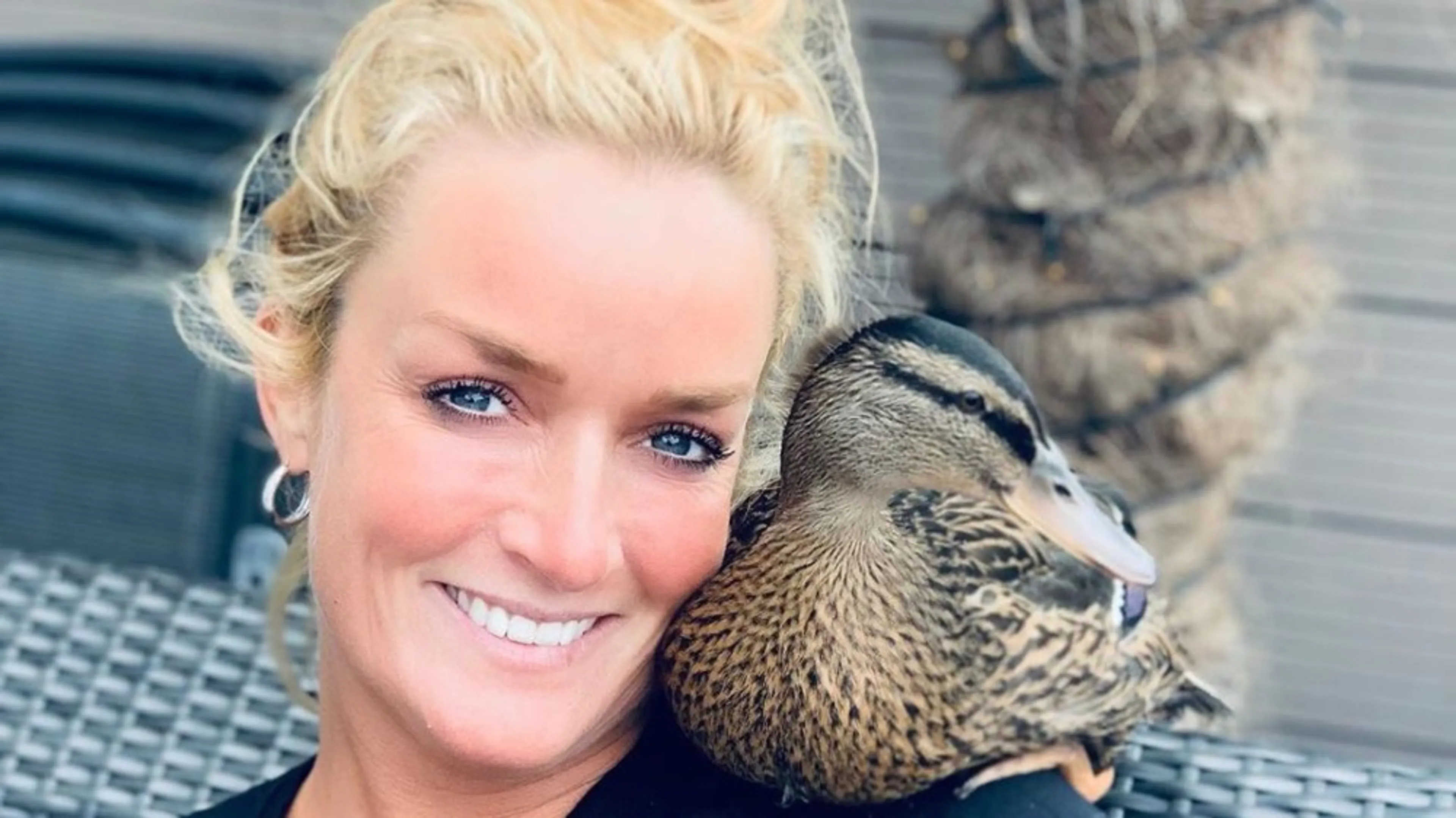 Samantha Steenwijk brengt quality-time door met 'kleinkinderen'