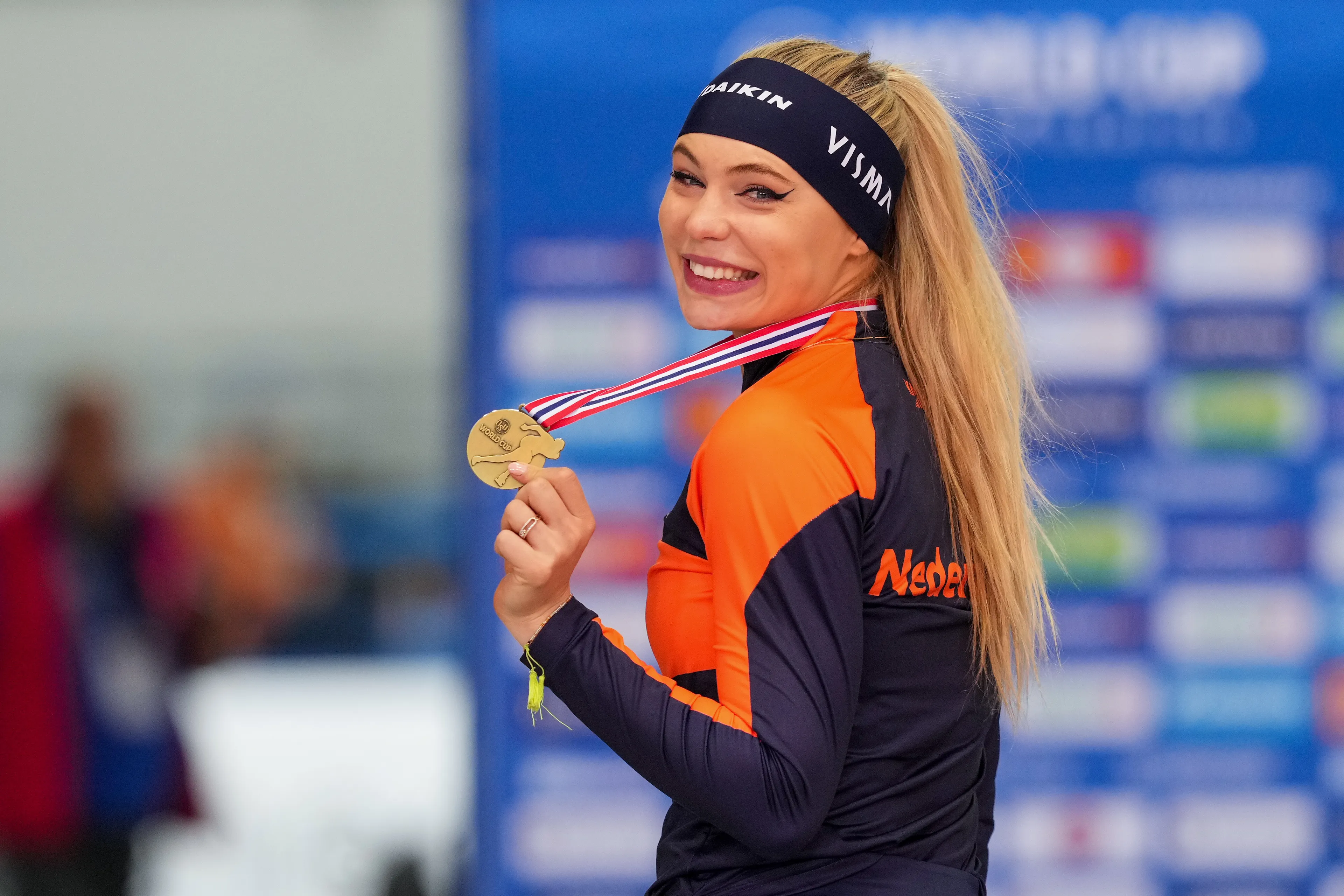 Jutta Leerdam in tranen  