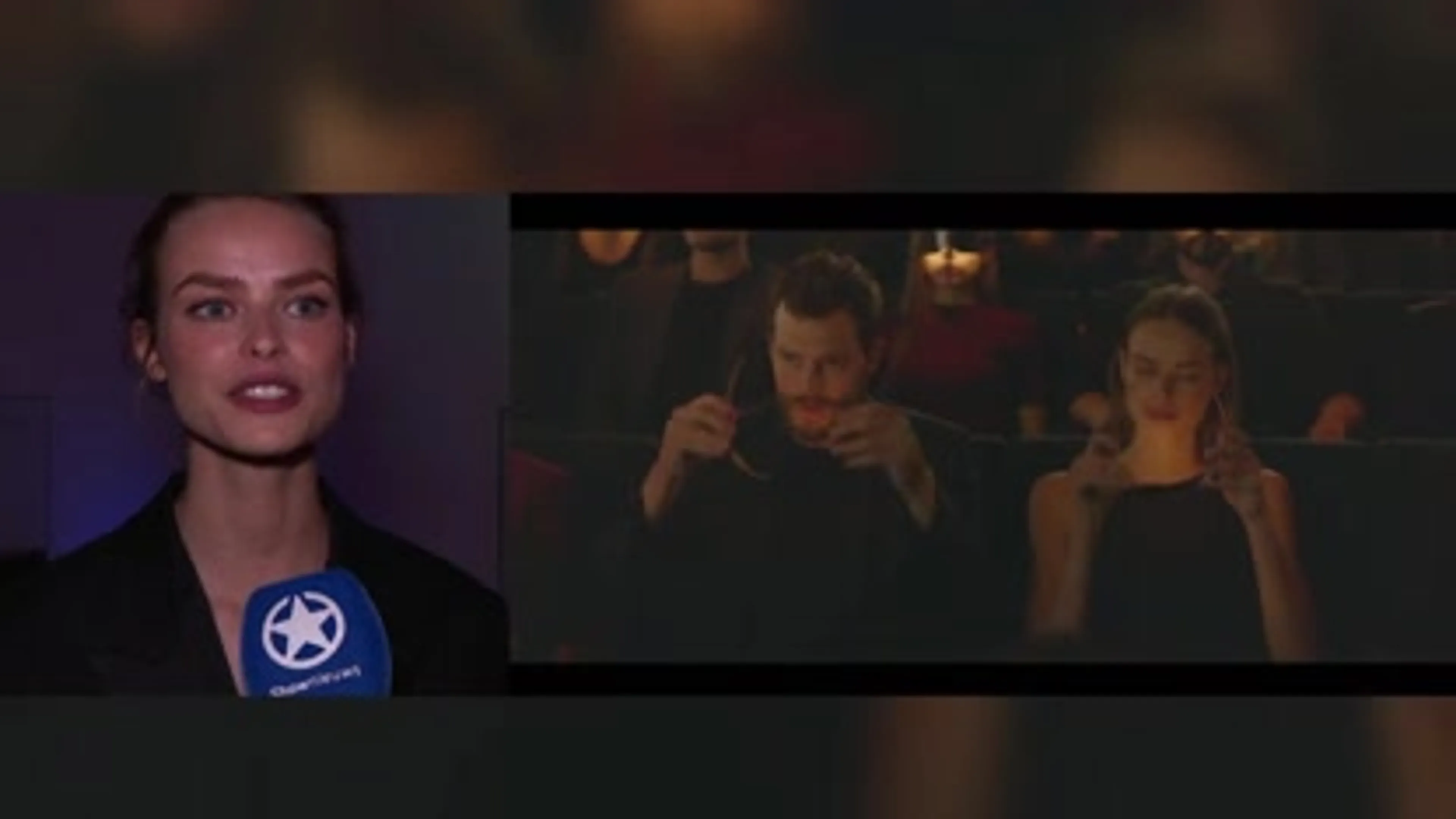 Nederlands model Birgit schittert met Jamie Dornan