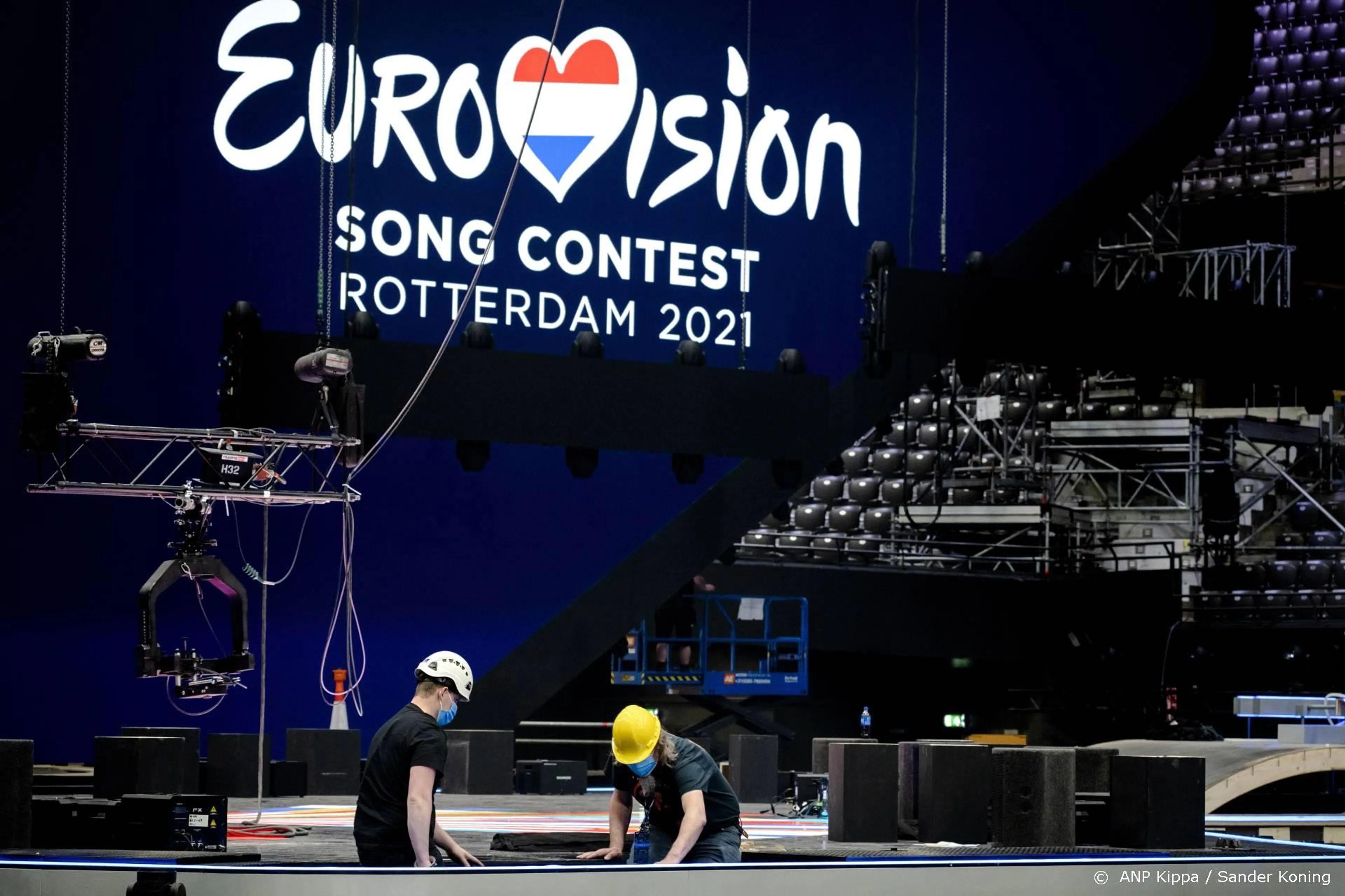Technische repetities songfestival beginnen in Ahoy