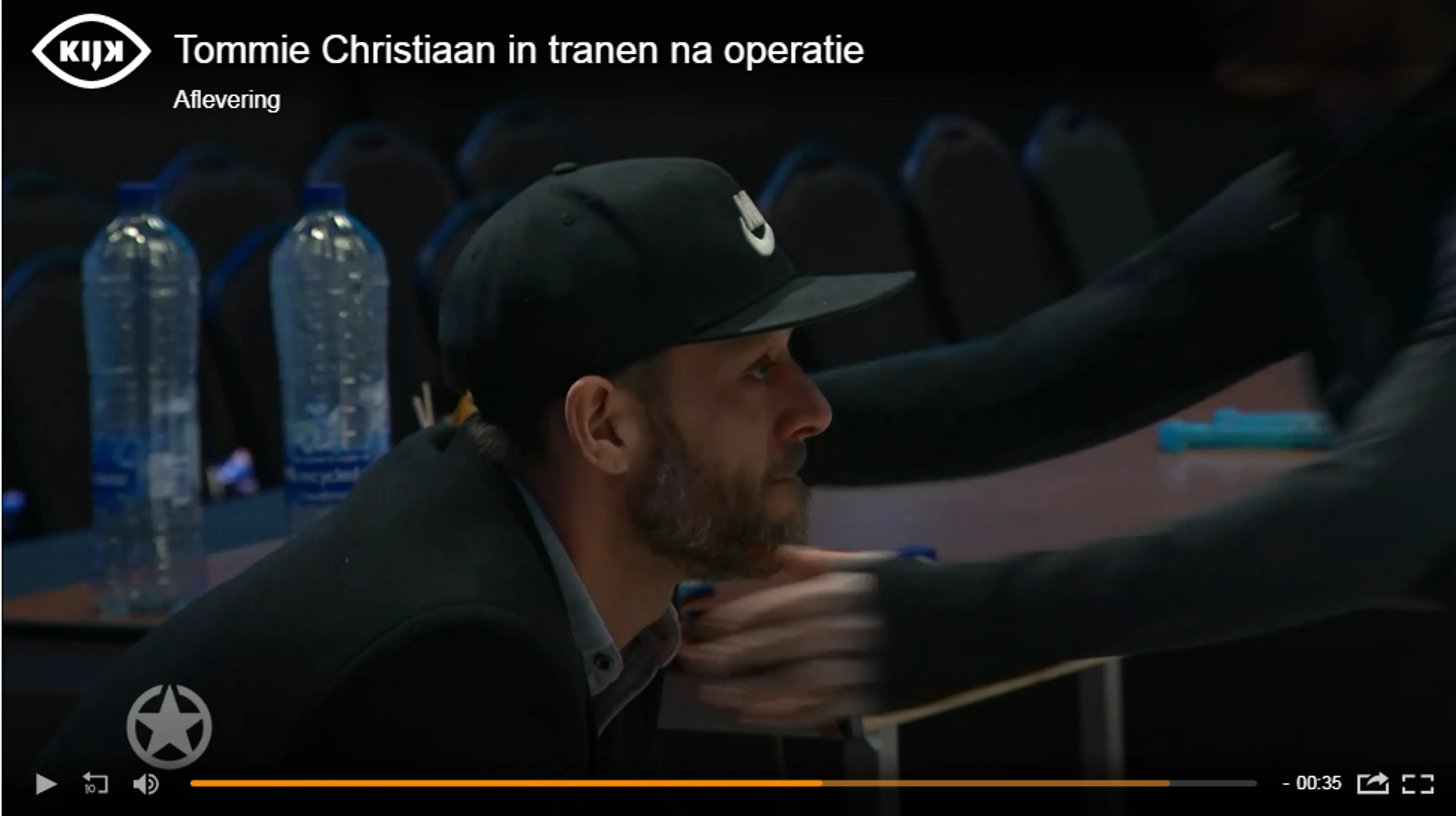 Tommie Christiaan in tranen na operatie