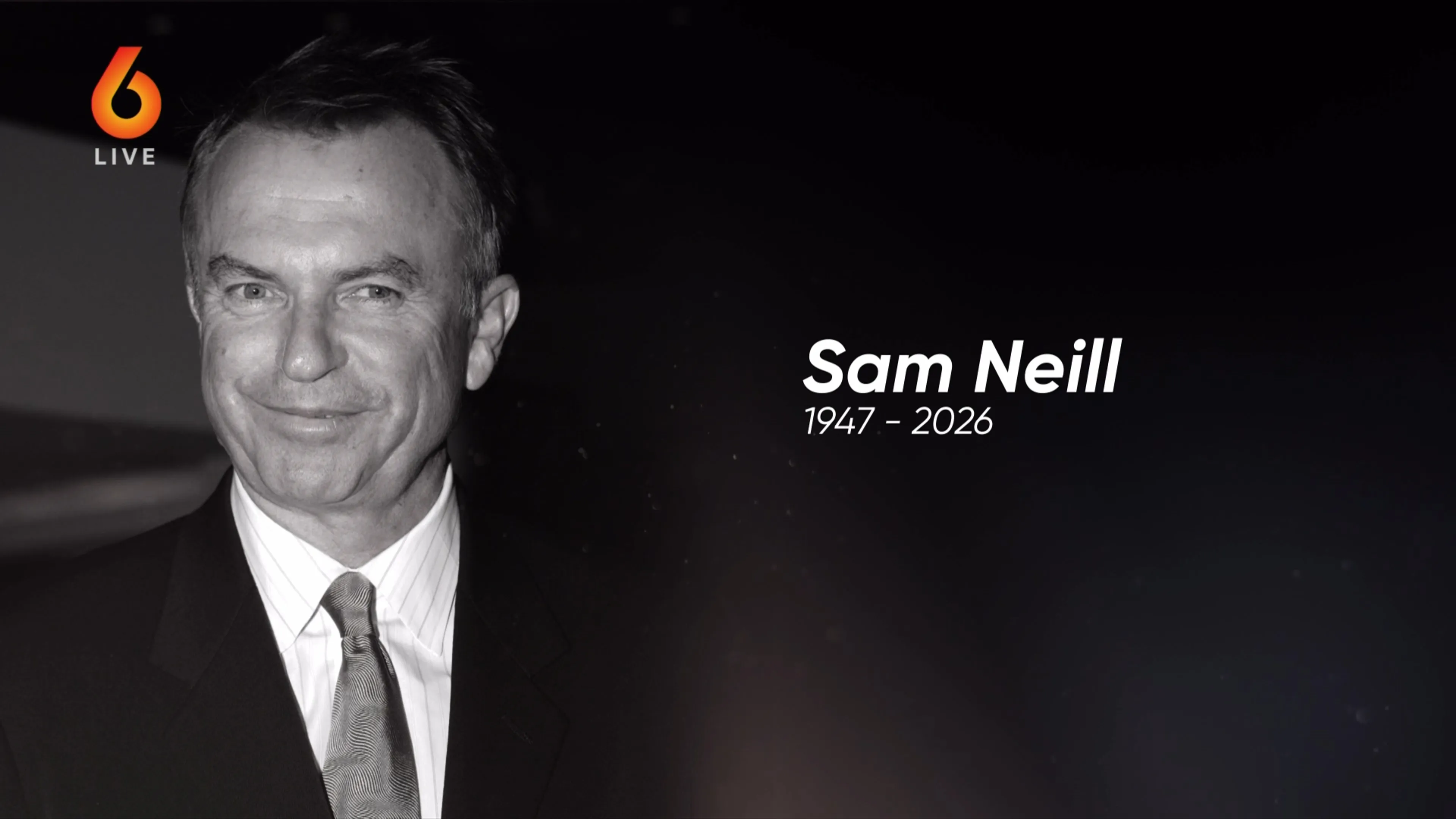 Sam Neil onverwachts overleden op 78-jarige leeftijd