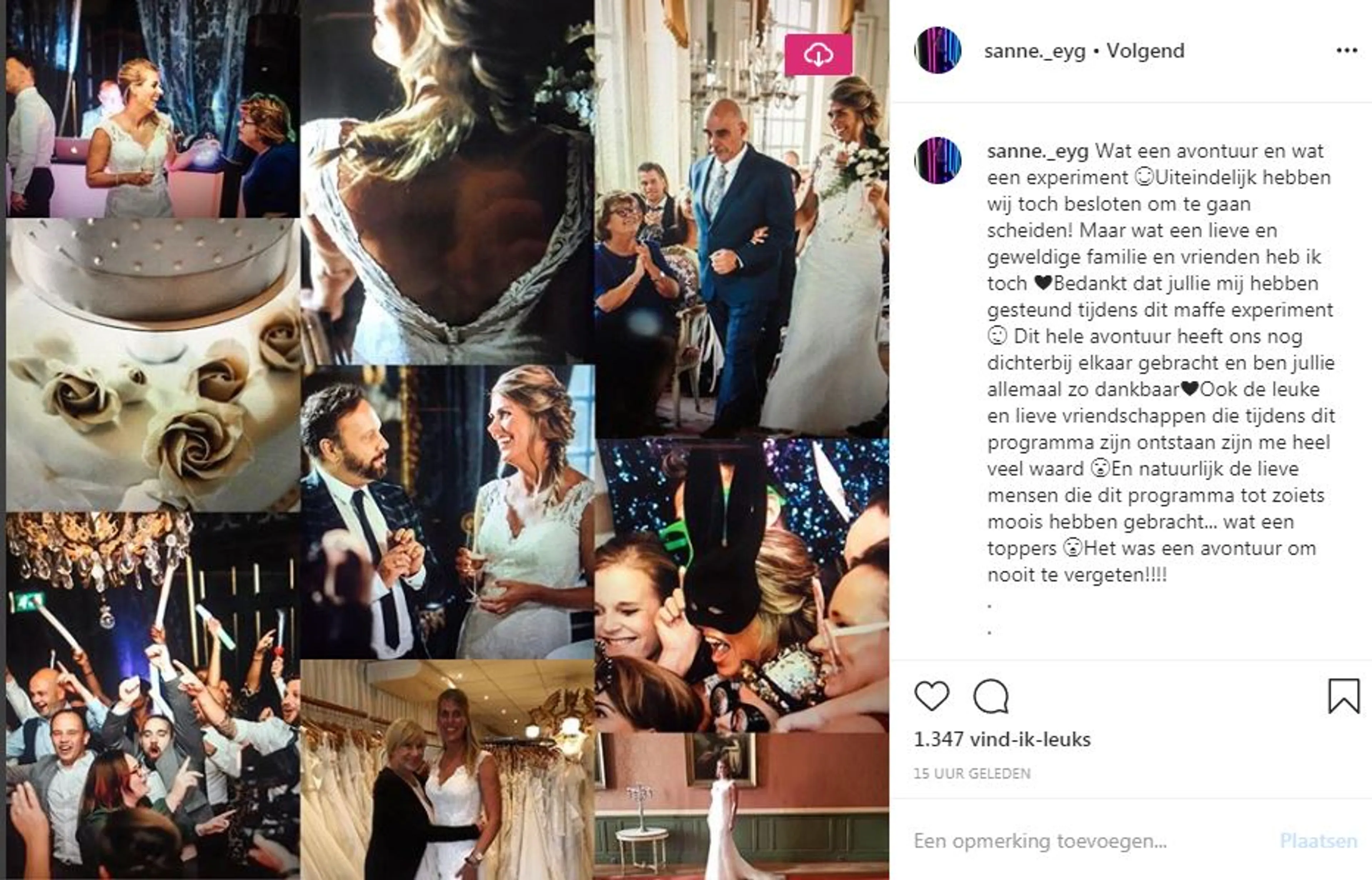 MAFS-Sanne en Thierry reageren op scheiding