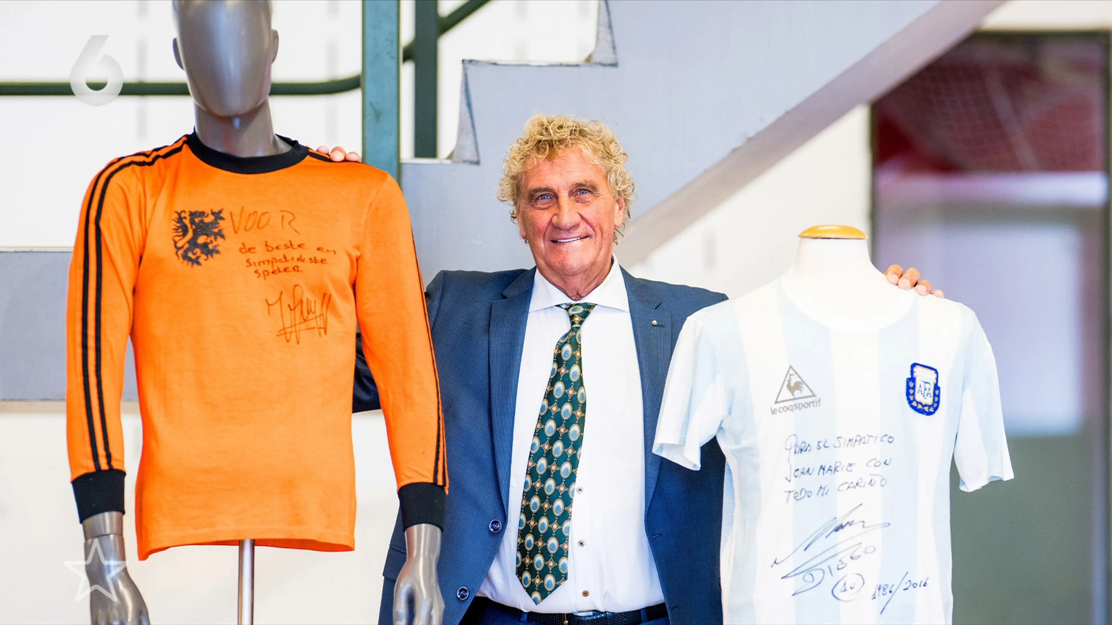 Shirt van Johan Cruijff geveild voor immens bedrag