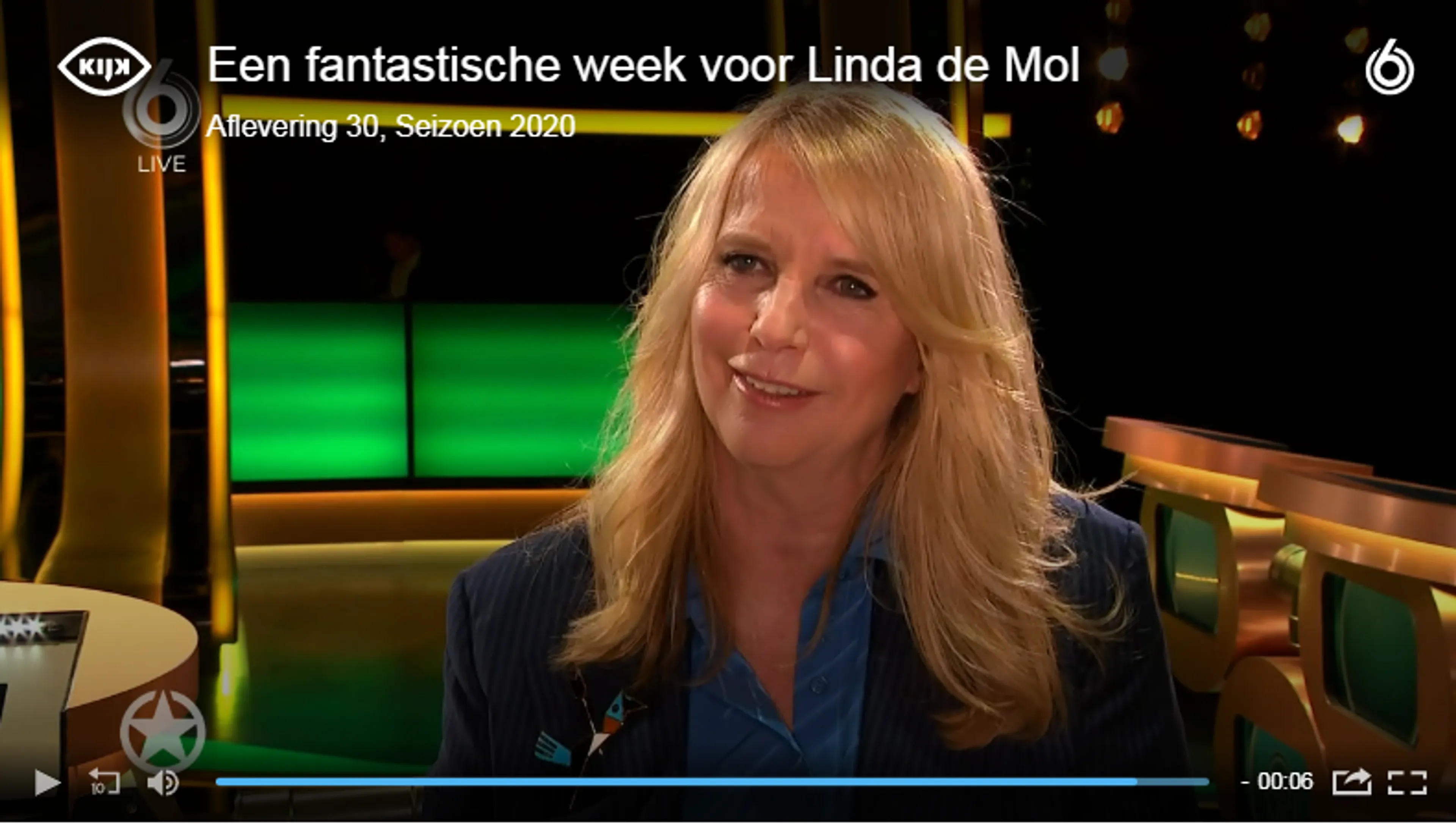 Een fantastische week voor Linda de Mol