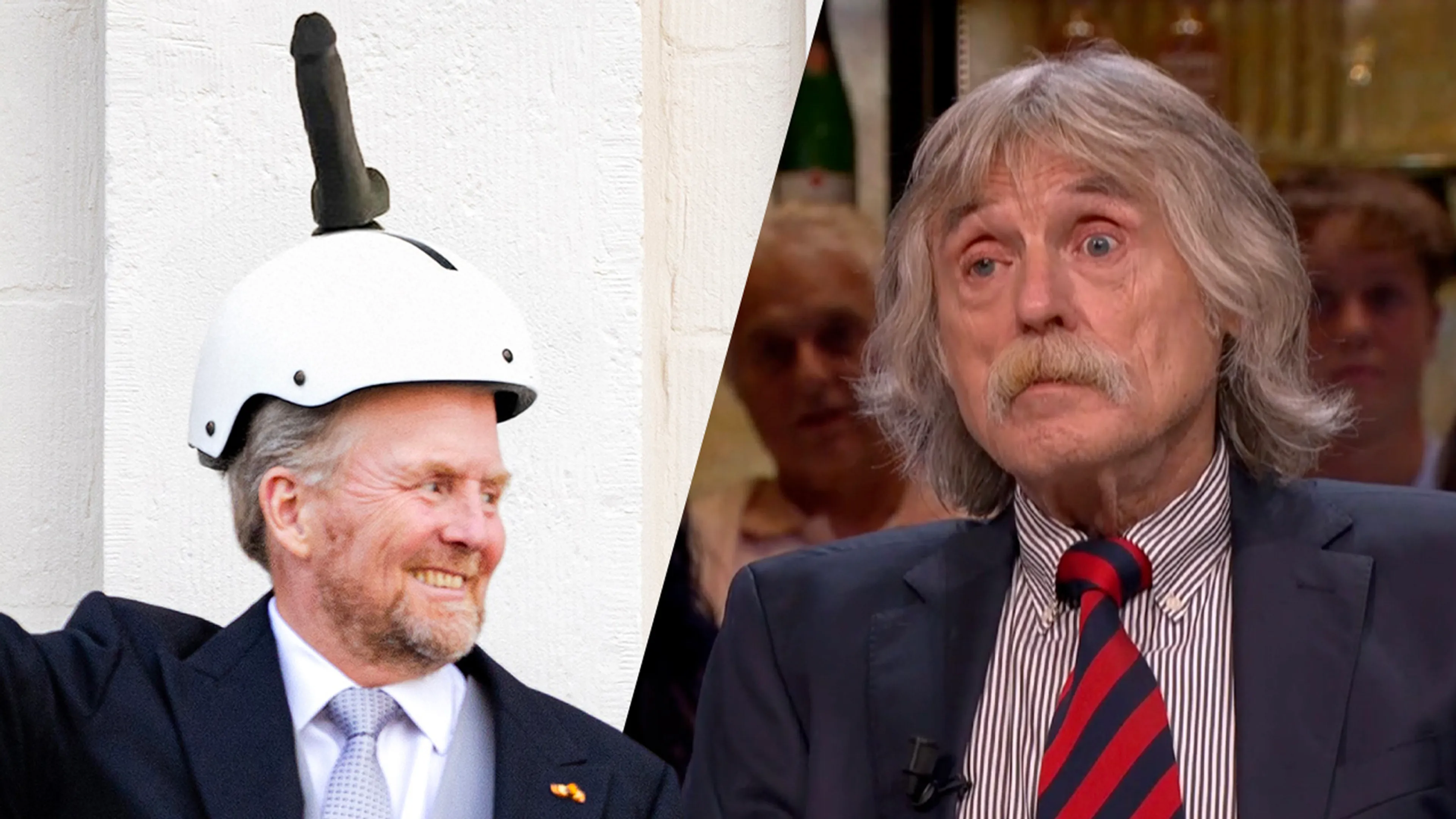 Koning Willem-Alexander aan tafel bij Vandaag Inside? 'Hij zou die dildohelm gewoon opzetten!'