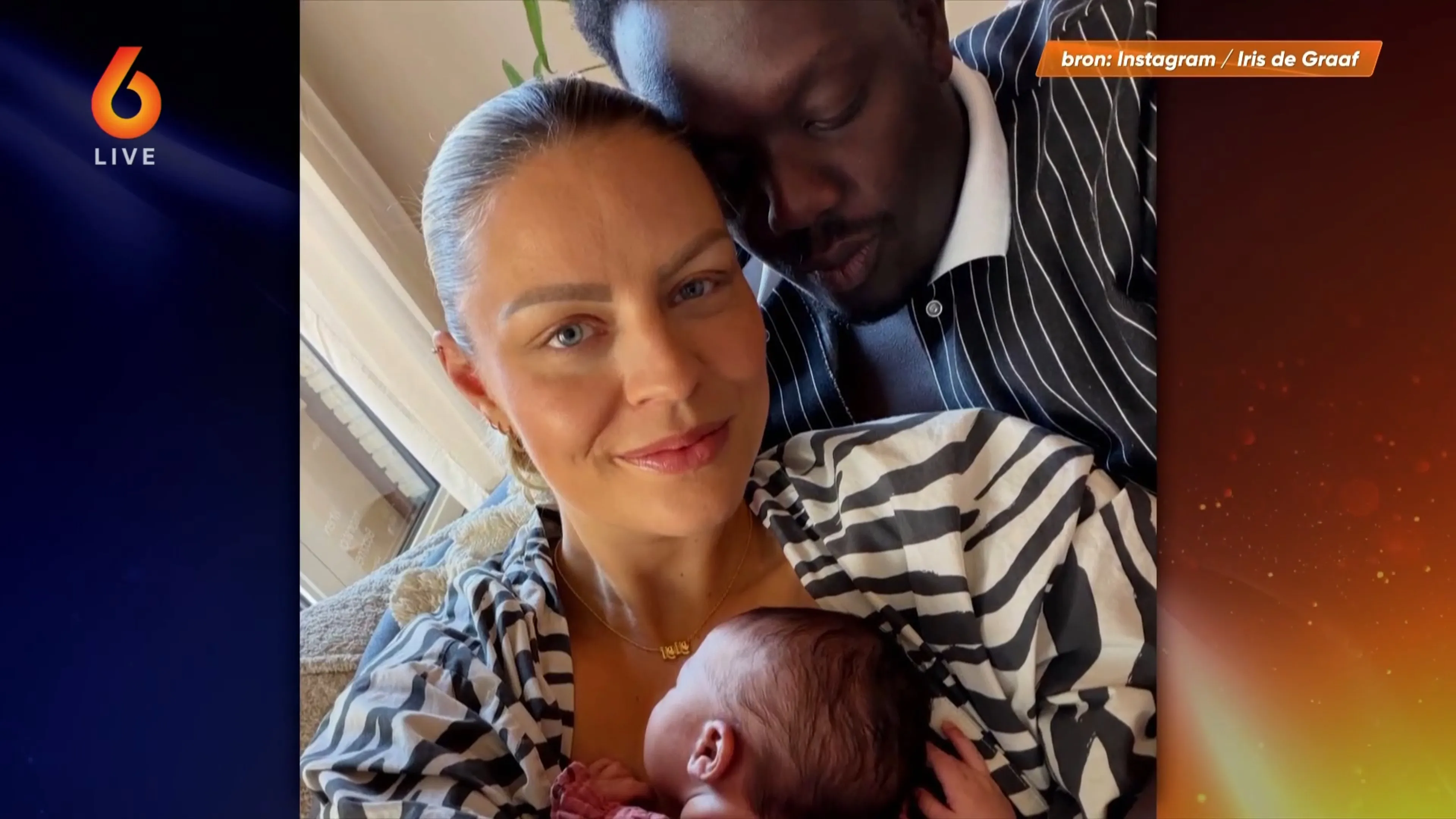 Babygeluk voor Iris de Graaf en haar partner Tony 