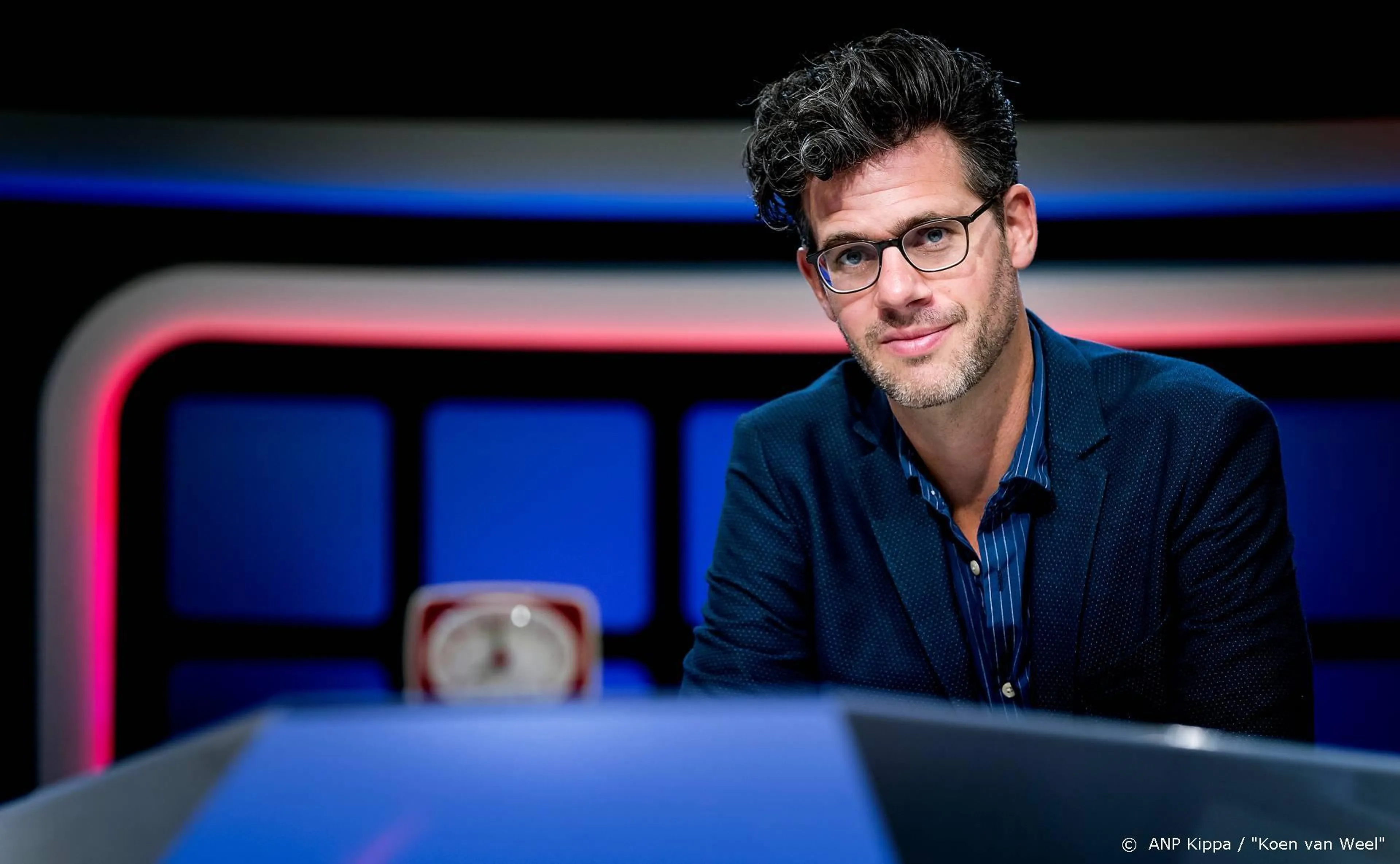Presentatieduo’s in startblokken voor aanvang Op1