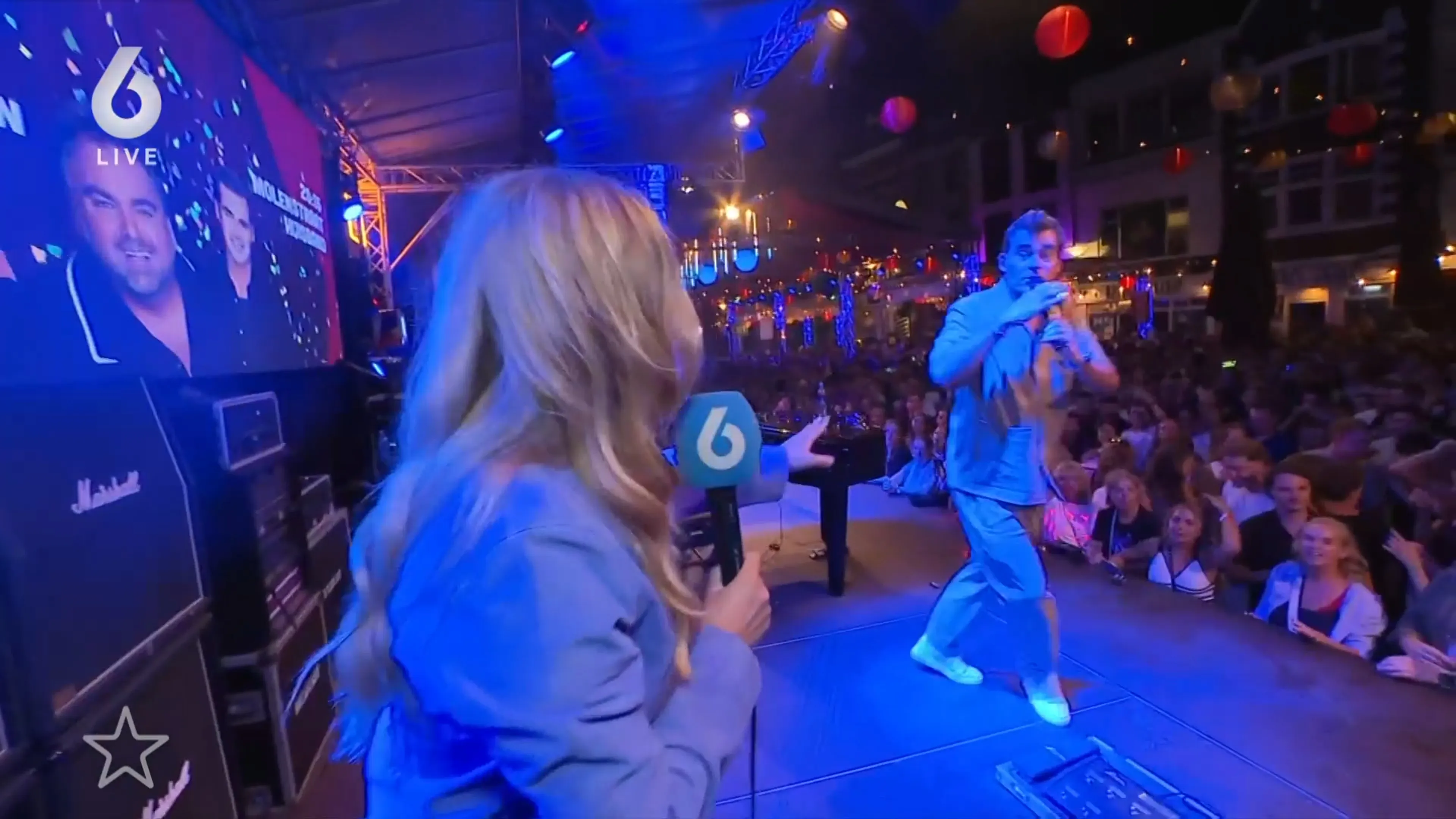 Dak gaat eraf met Jeroen van der Boom tijdens de Vierdaagsefeesten