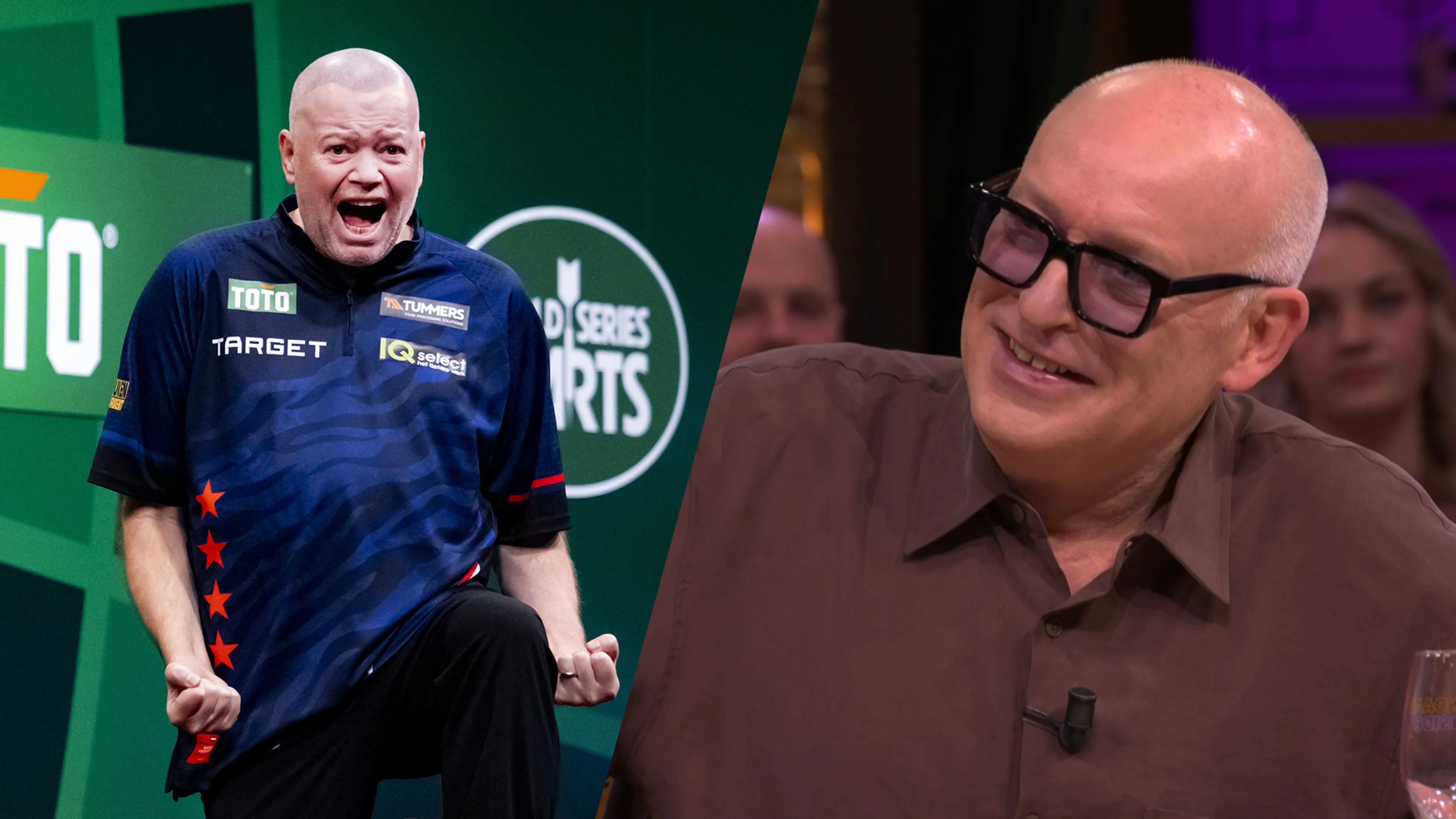 René: 'Dit gunnen we Barney allemaal, hij heeft darts op de kaart gezet!'