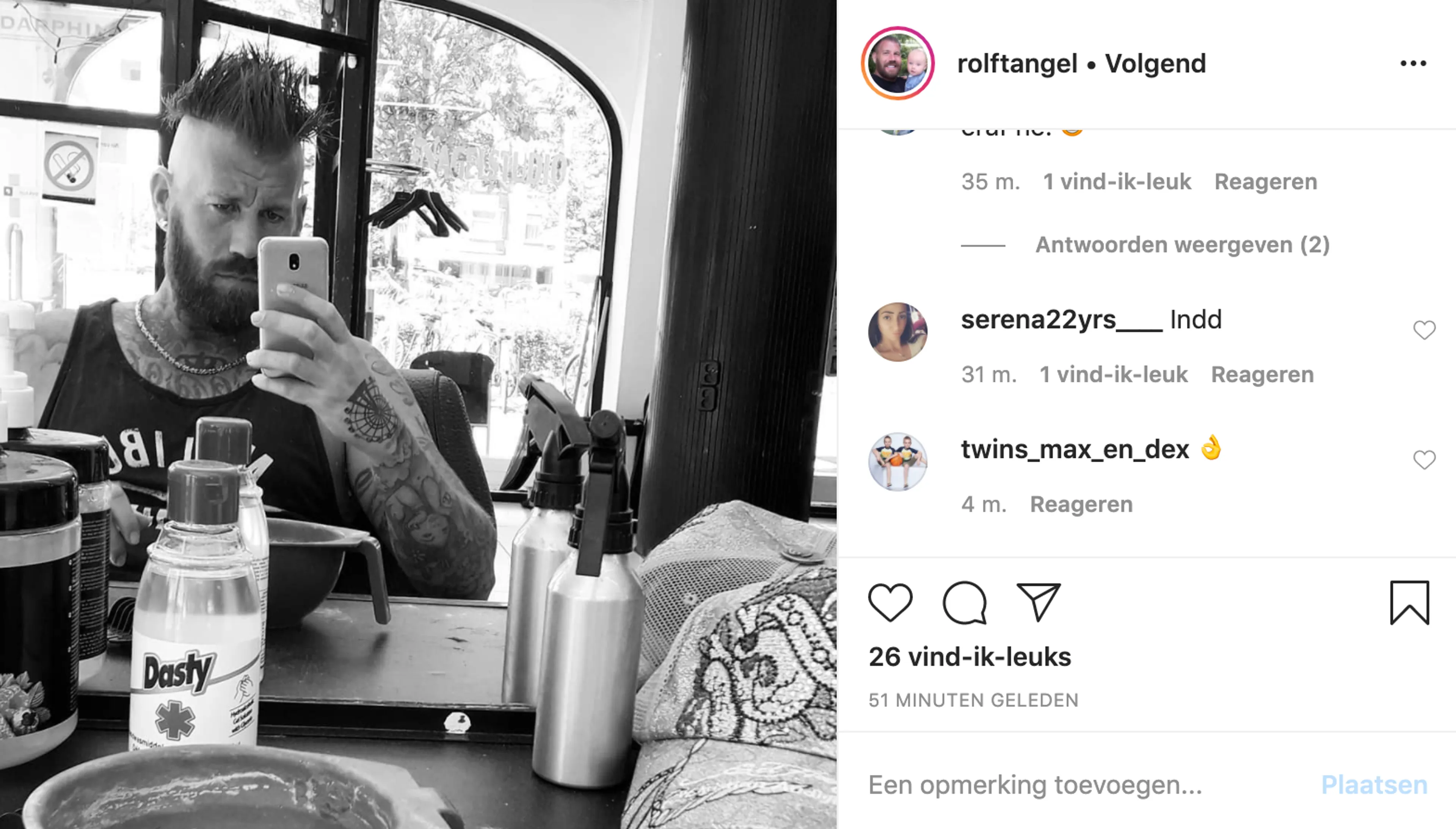 Nieuwe look voor Rolf Tangel