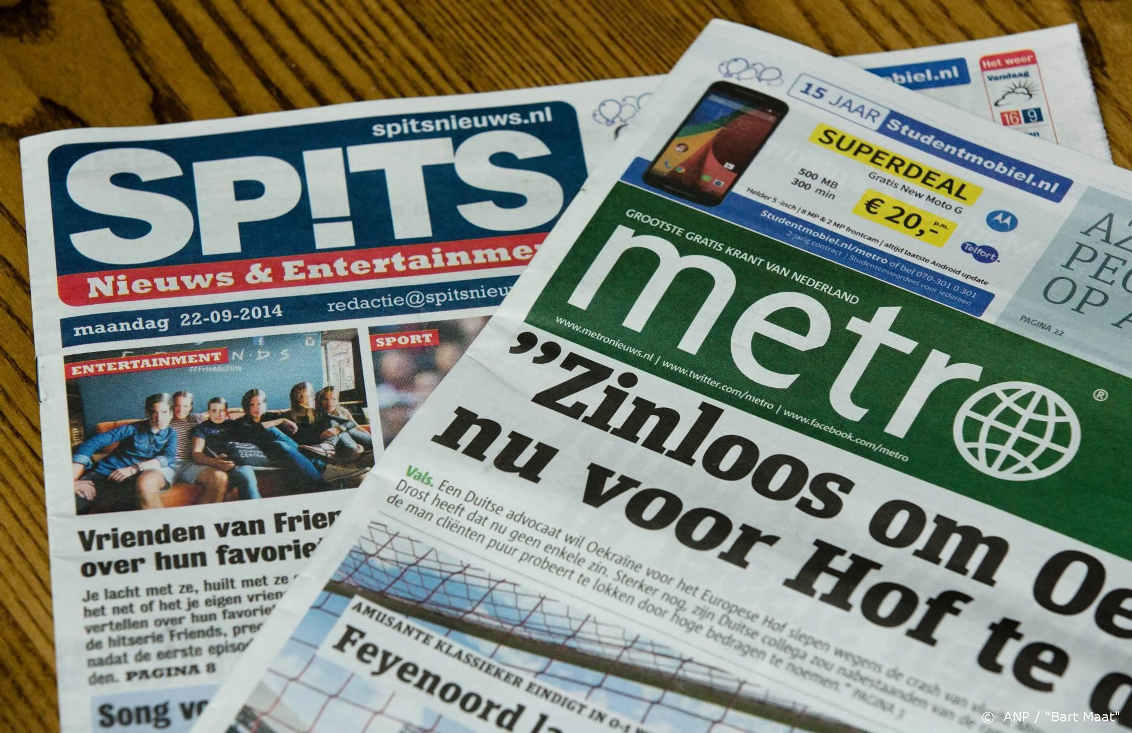Metro keert niet meer terug als papieren krant op stations