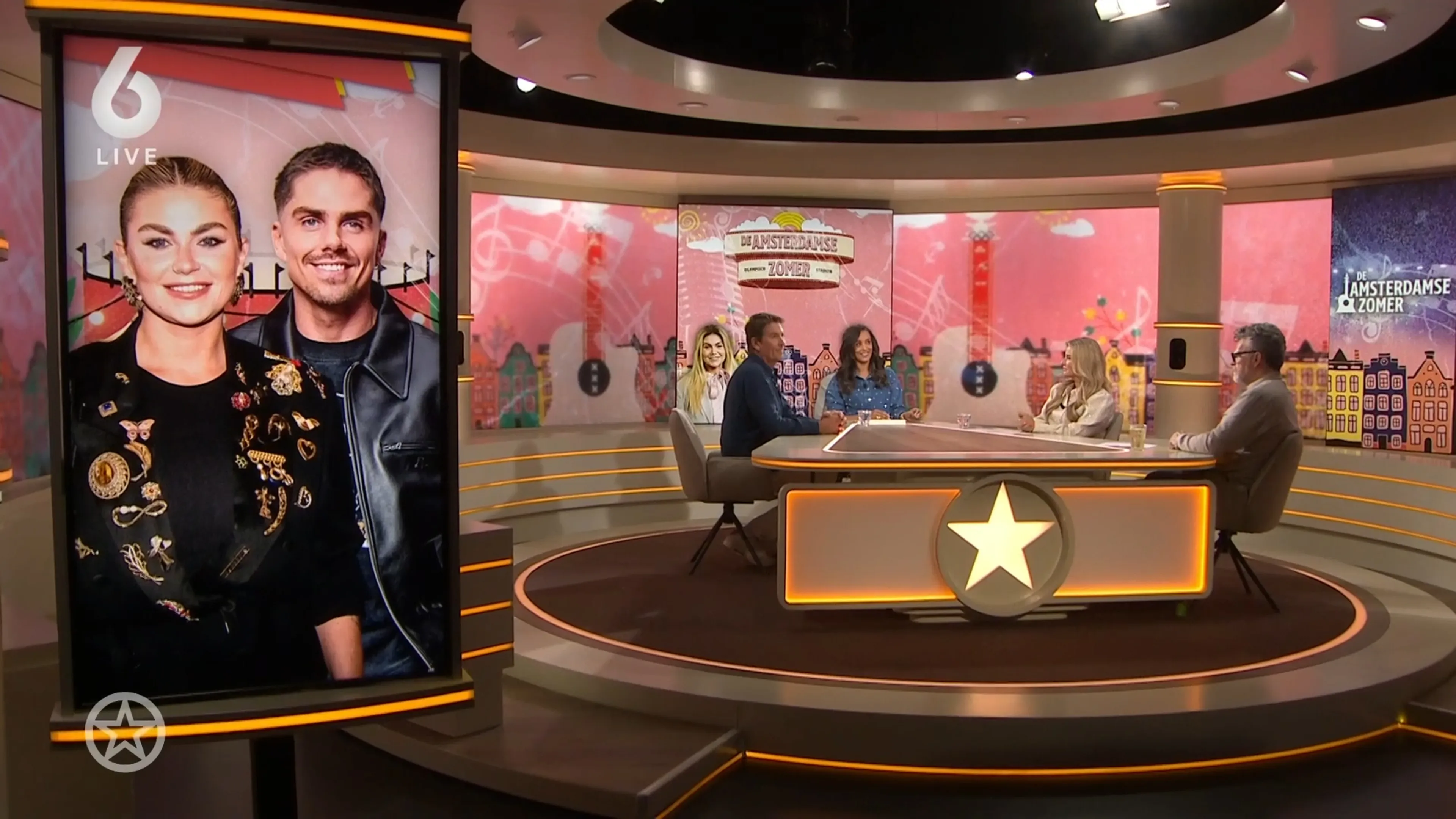 André en Roxeanne Hazes op De Amsterdamse Zomer