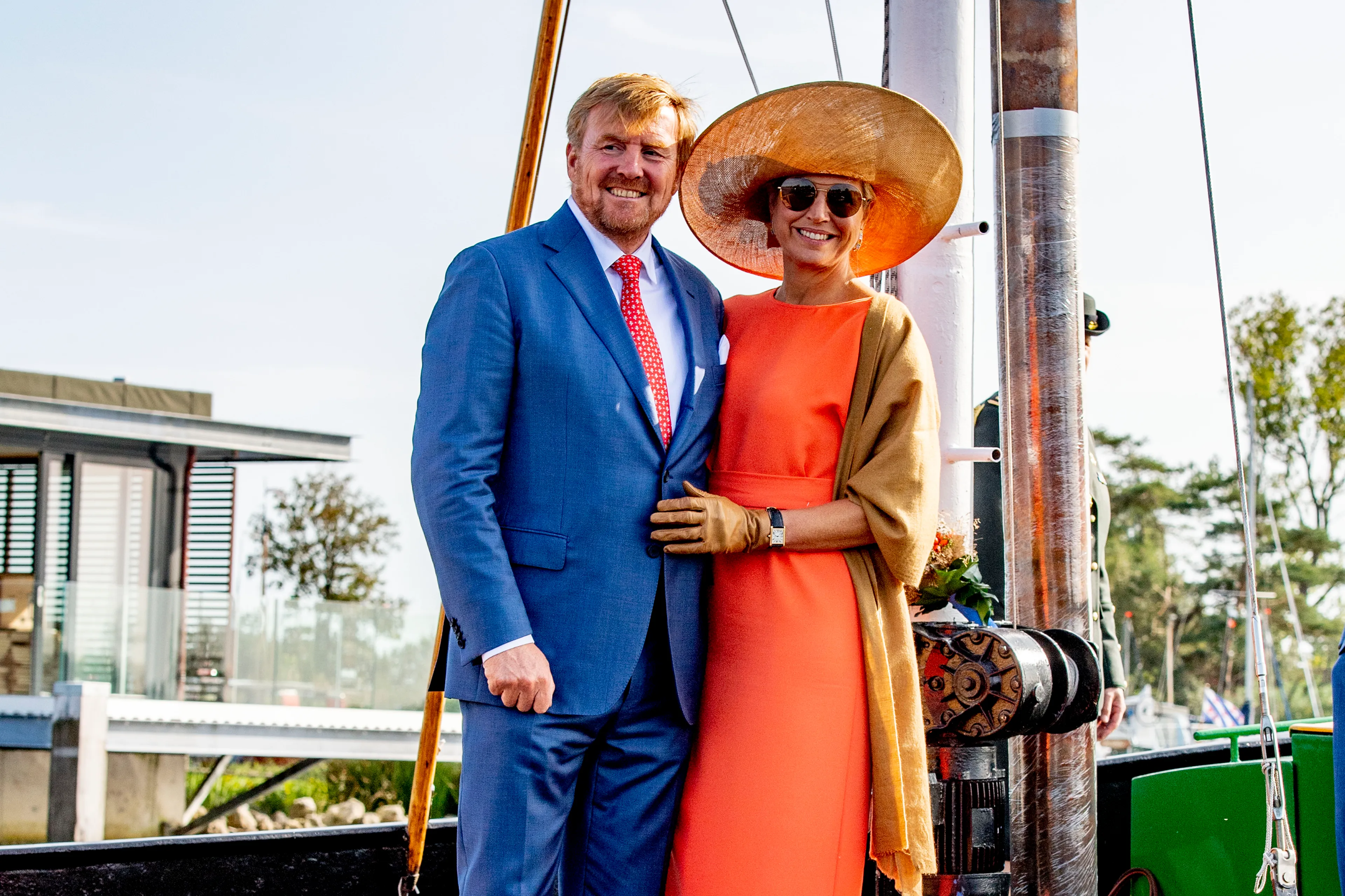 Koningspaar krijgt les in het ‘Frysk’