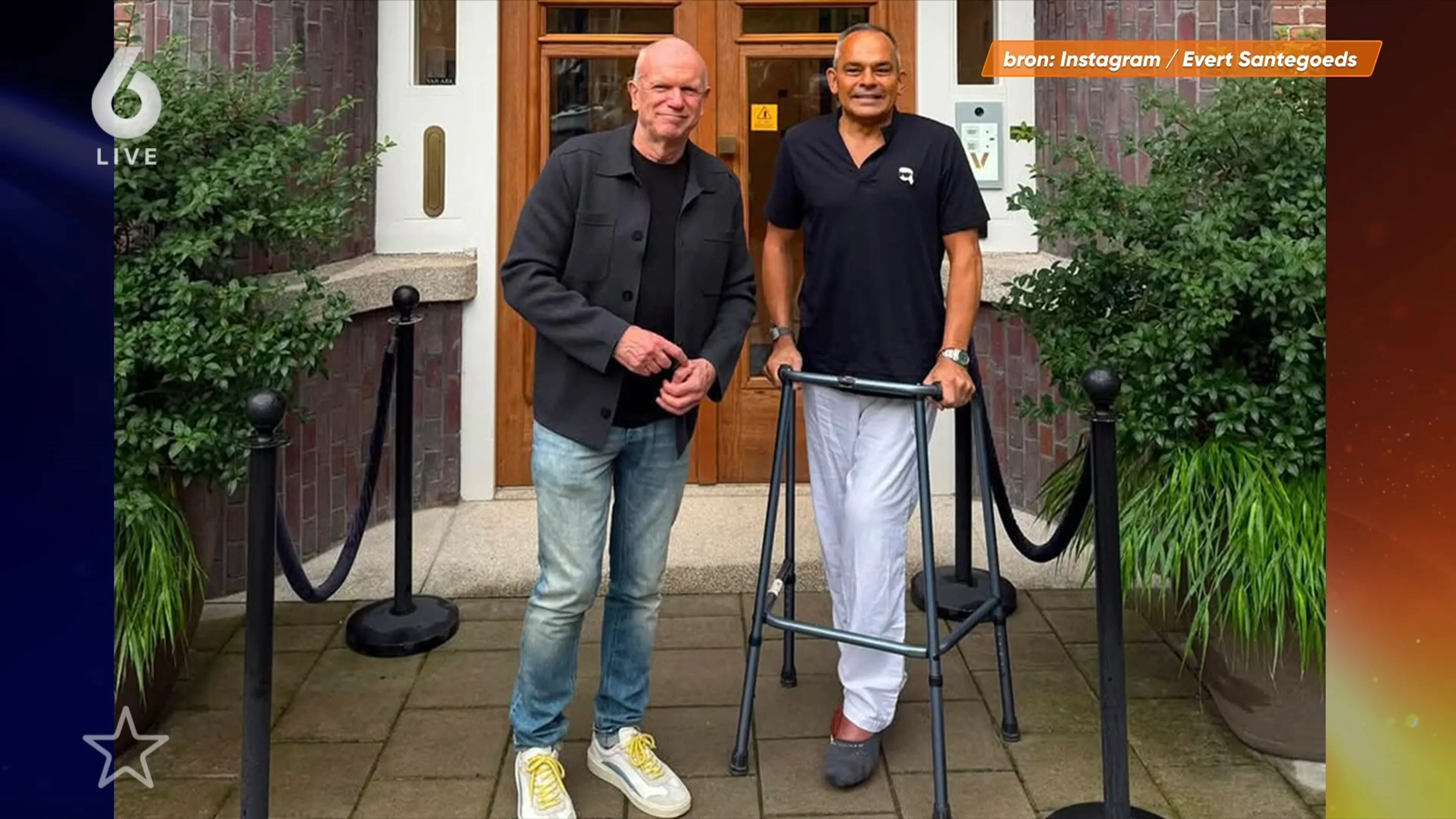 Evert Santegoeds deelt goed nieuws over herstel partner: Robert Halewijn weer thuis