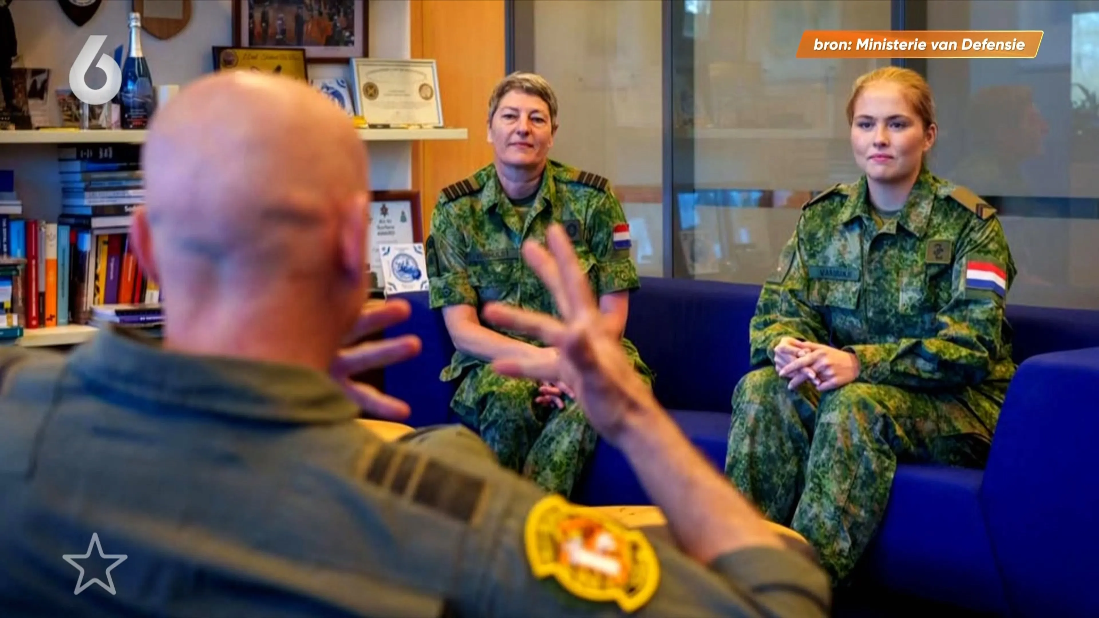 Prinses Amalia begonnen als werkstudent bij de Luchtmacht