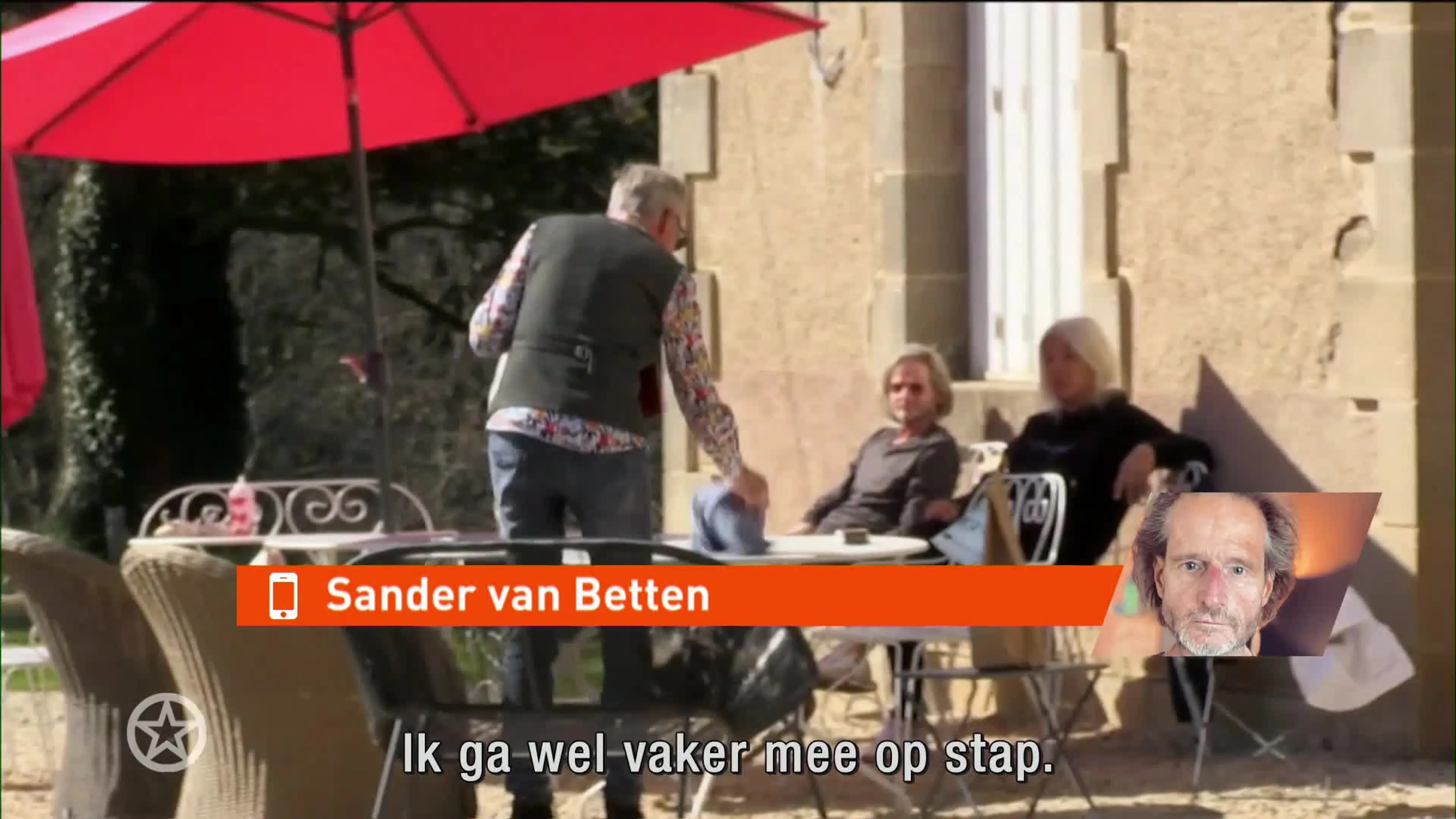 Sander over breuk met Erica