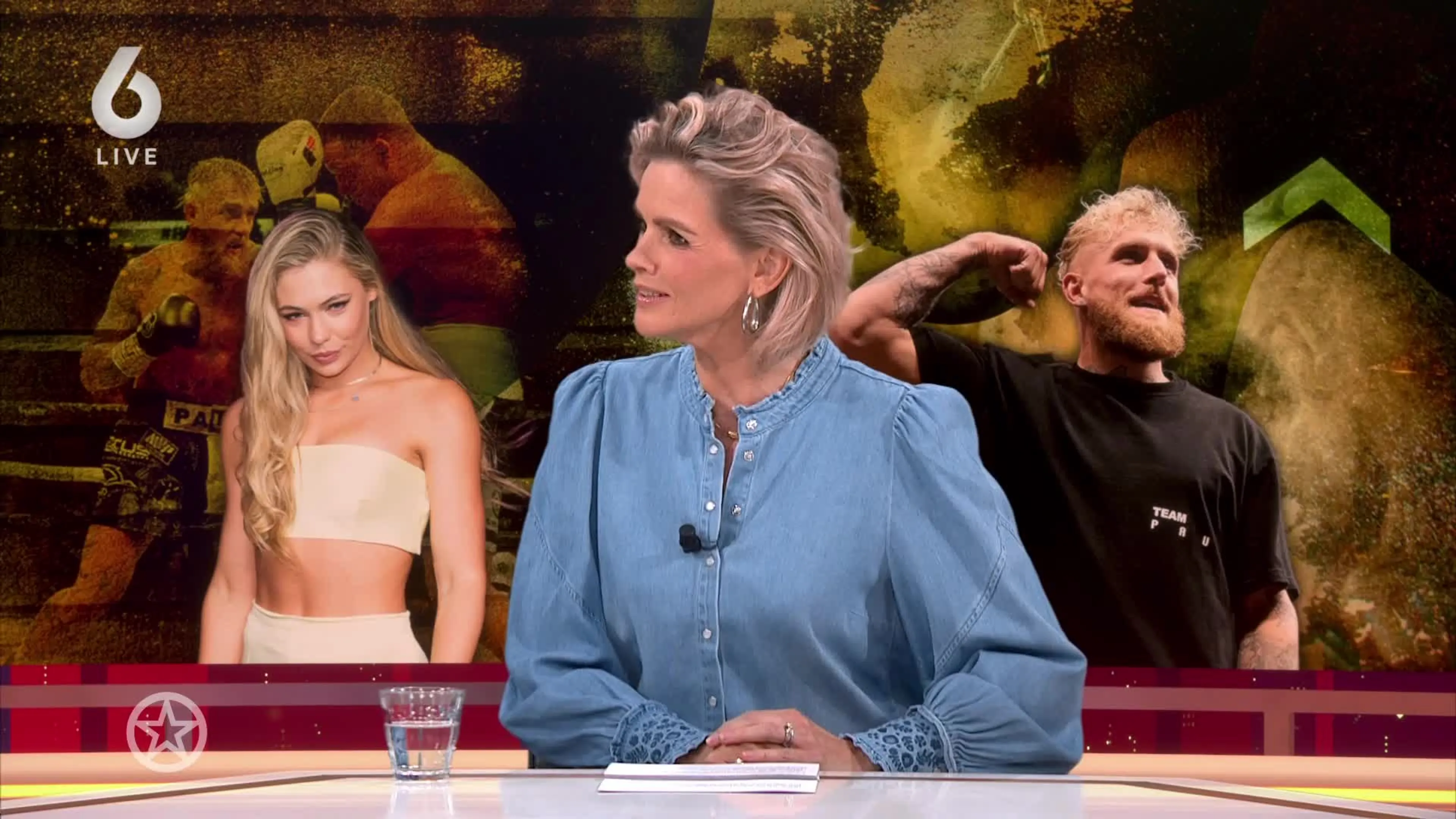 Trotse Jutta Leerdam ziet Jake Paul belangrijke wedstrijd winnen