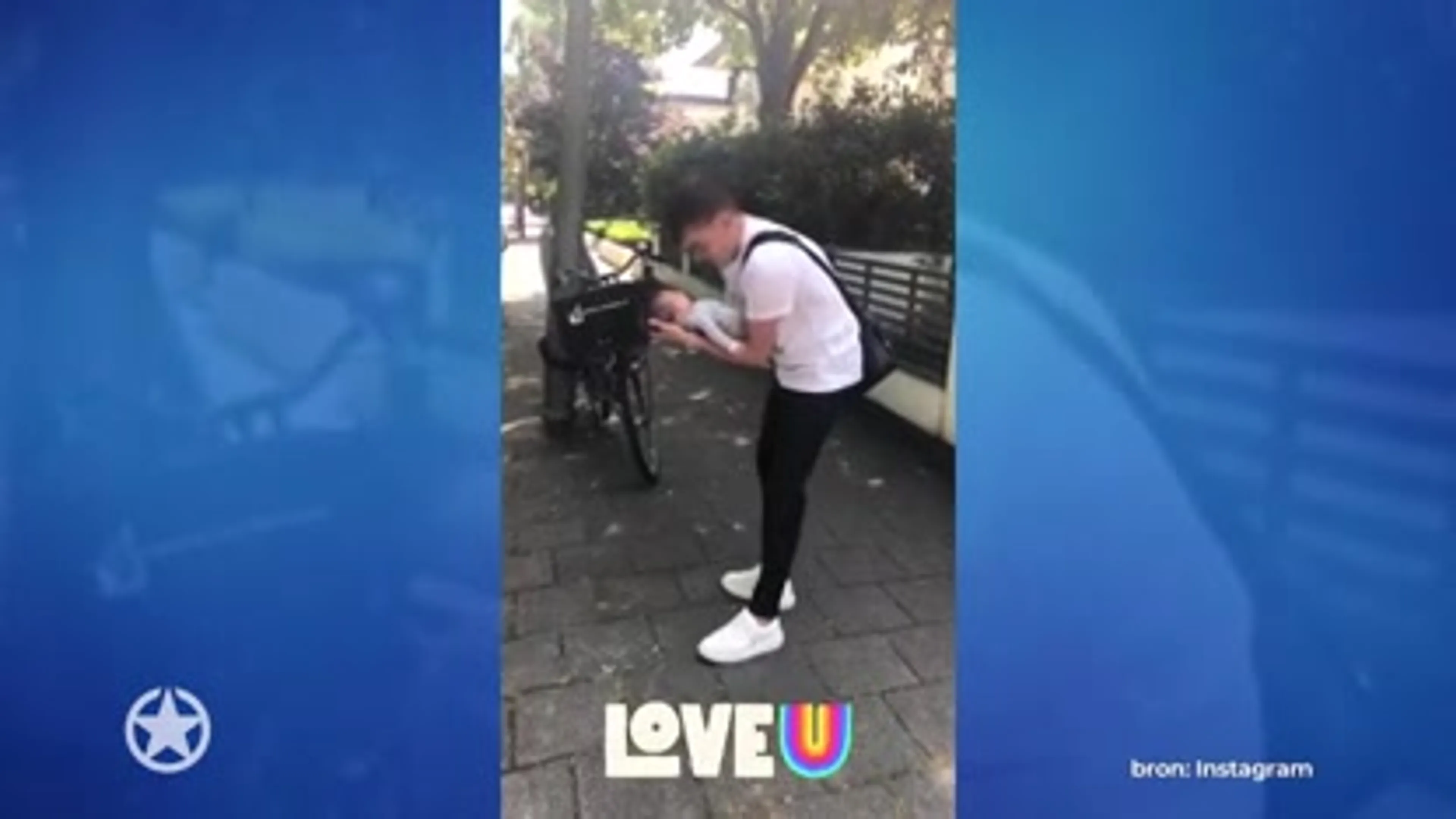 SCHATTIG: Lil' Kleine gaat erop uit met zijn baby Lío