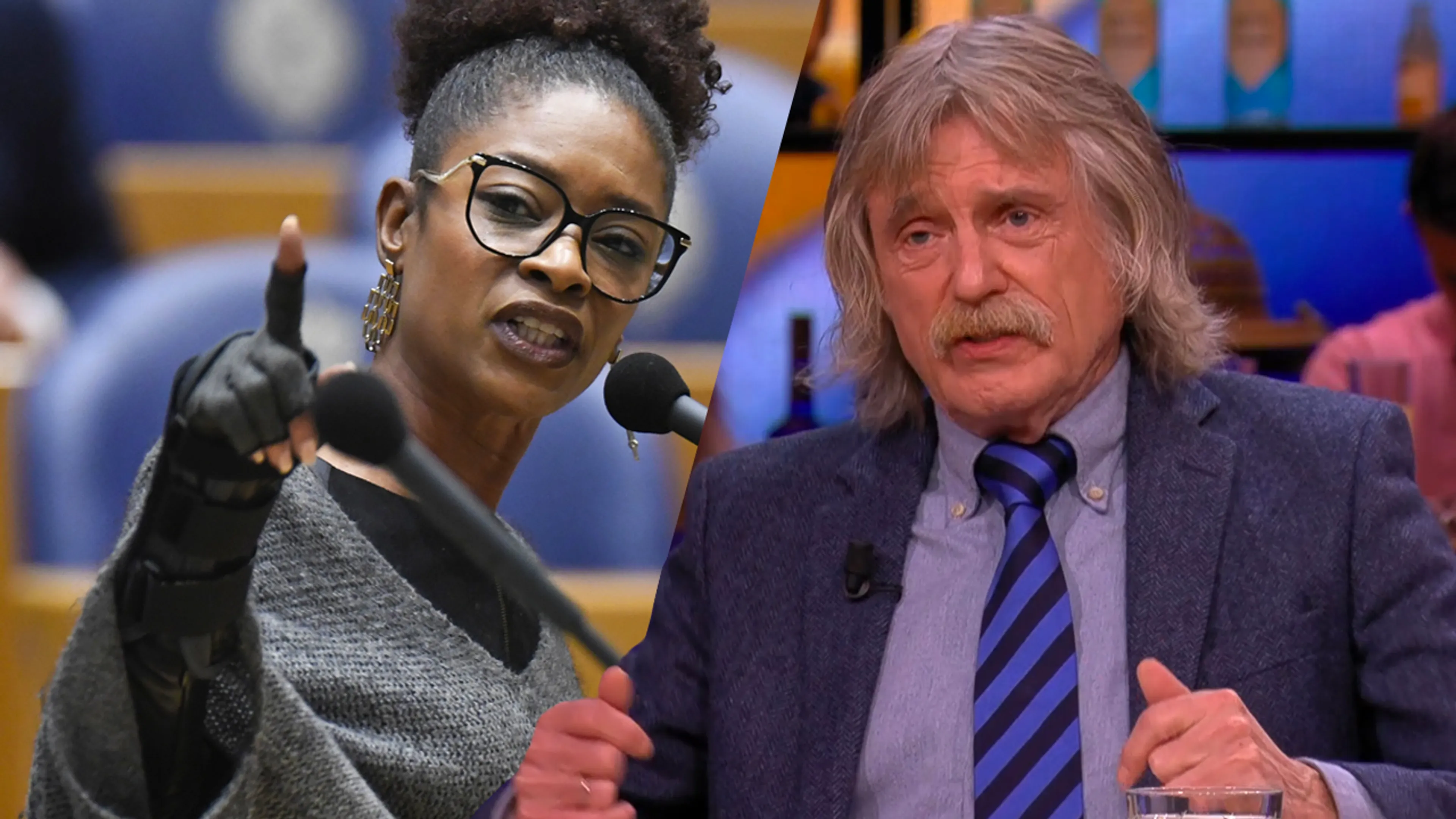 Johan zag Sylvana Simons bij talkshow Op1: 'Er komt altijd onzin uit!'