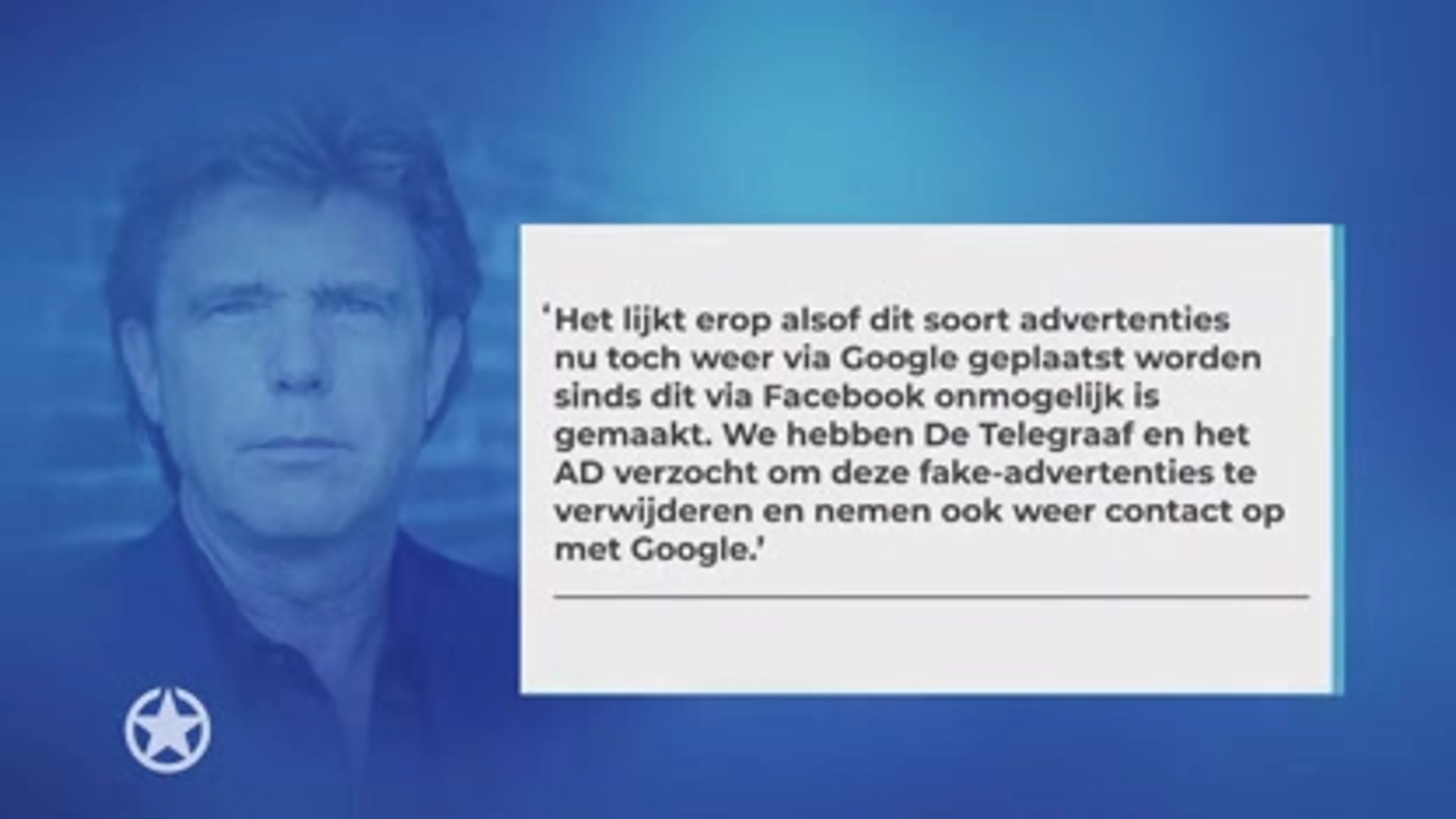 John de Mol doodverklaard in nepadvertenties