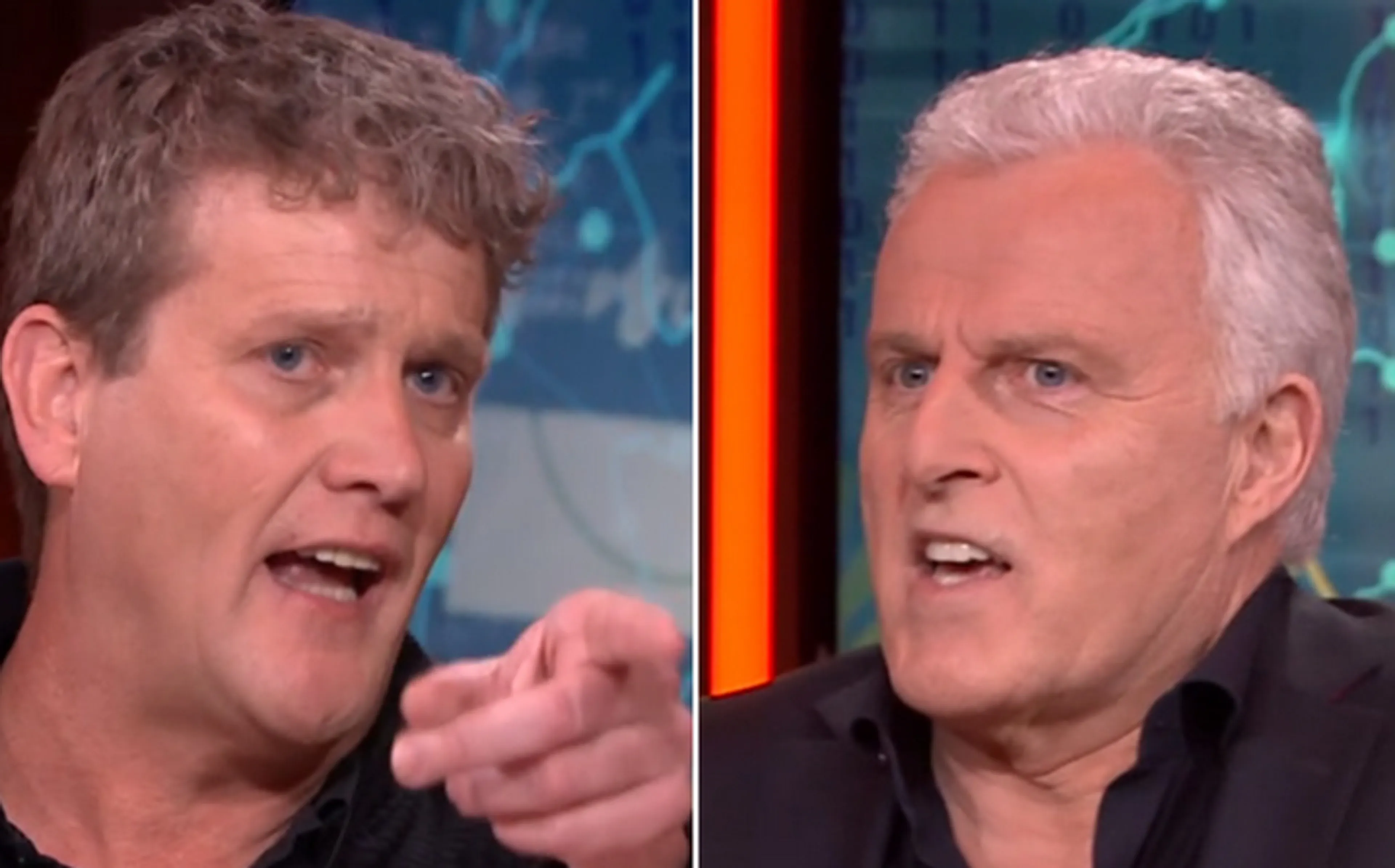 Peter R. de Vries en Alberto Stegeman belanden in keiharde clash