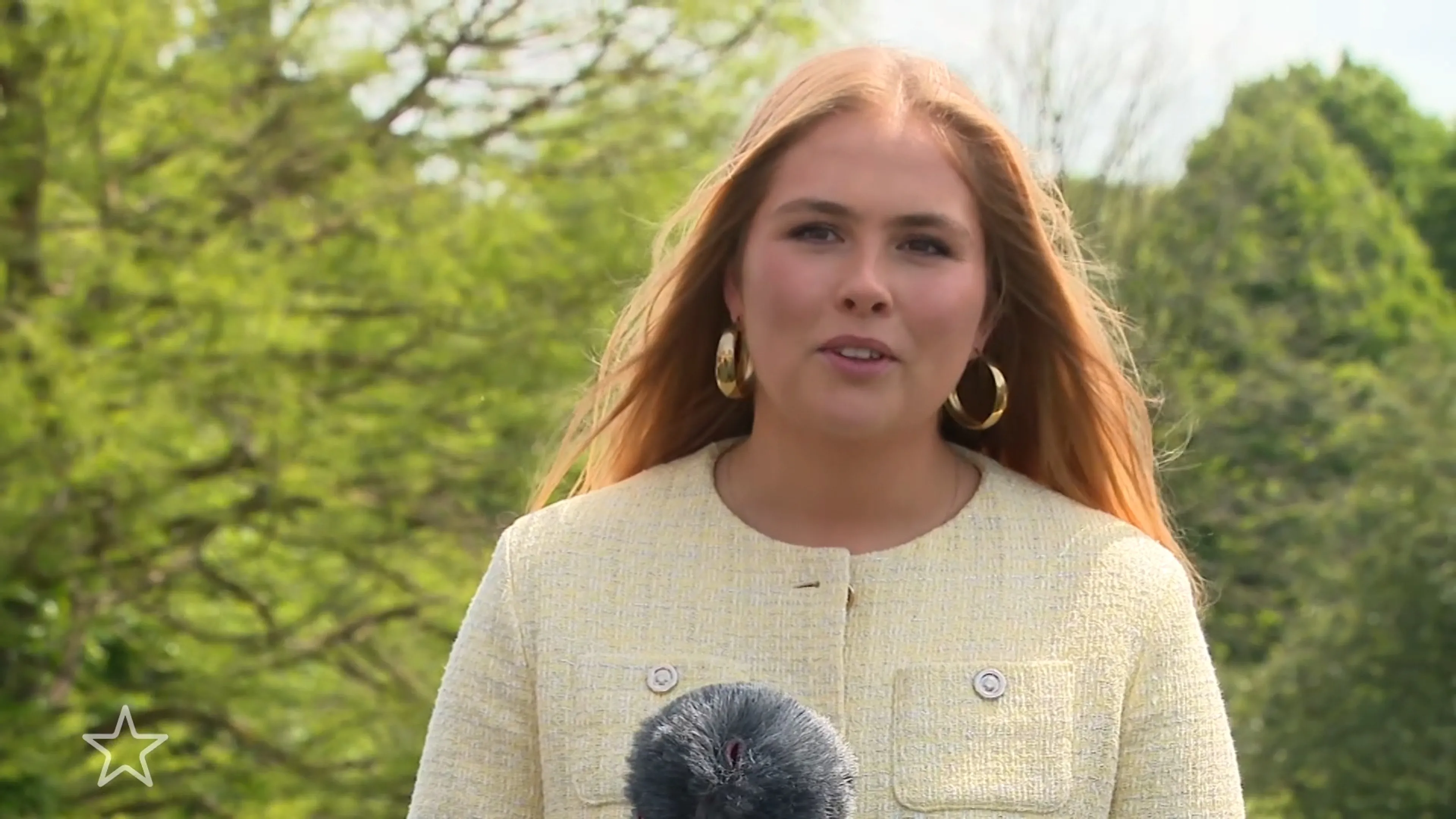 Prinses Amalia eerlijk over media-aandacht: soms 'behoorlijk intimiderend'
