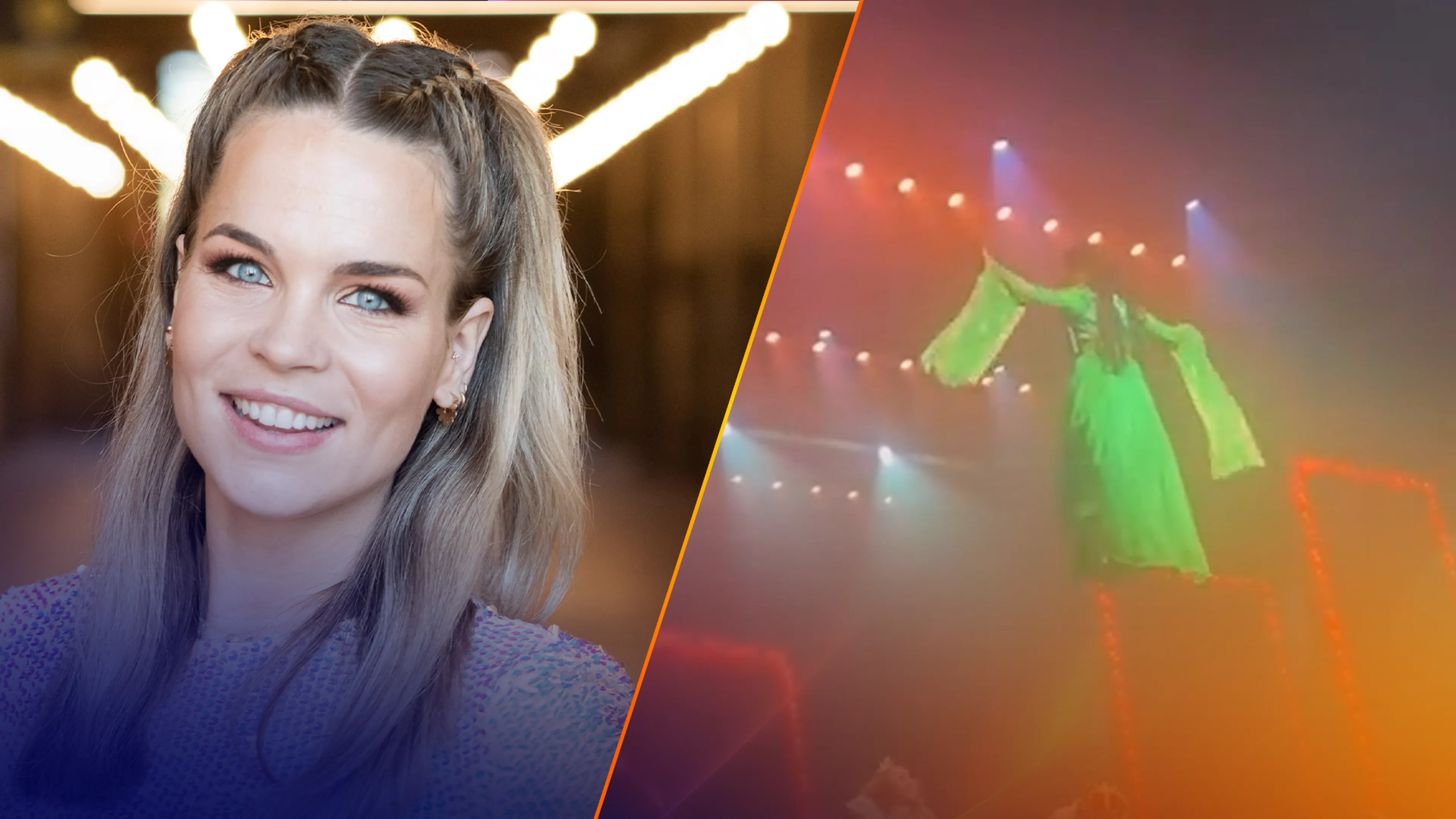 Zien: Klaasje vast in de lucht tijdens K3-musical Doornroosje