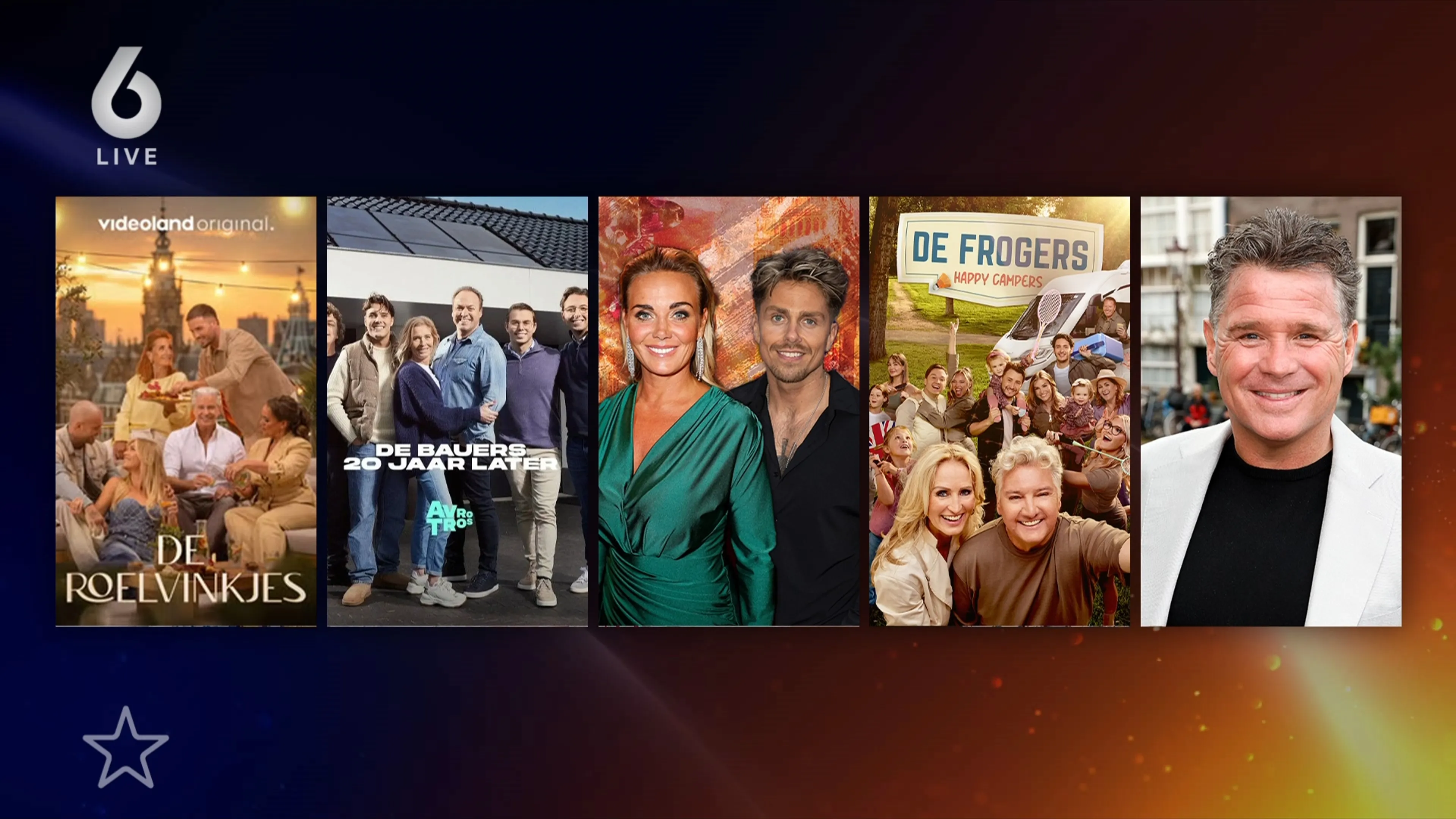 Shownieuws-tafel over realityseries met volkszangers