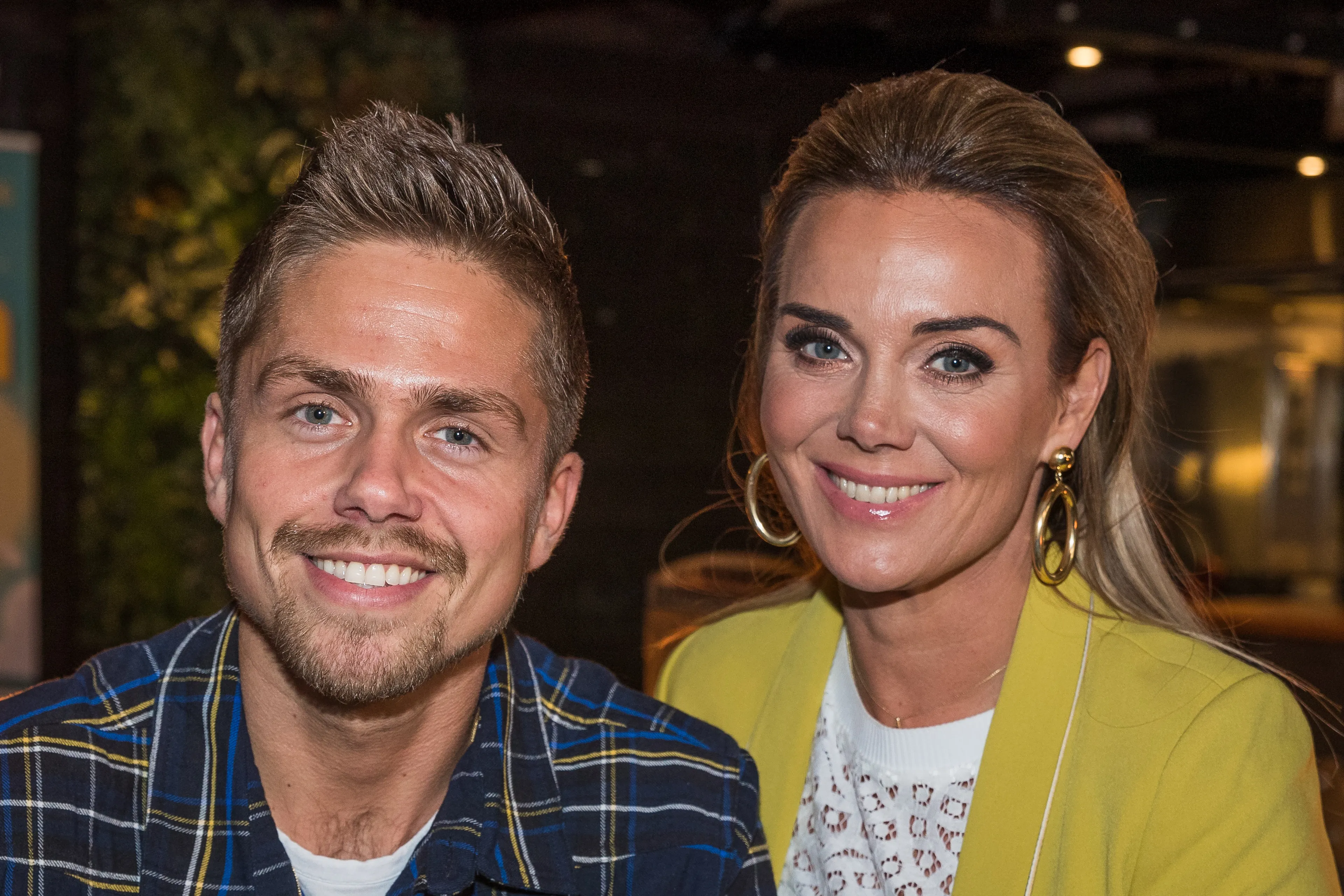 André en Monique genieten van avondje uit