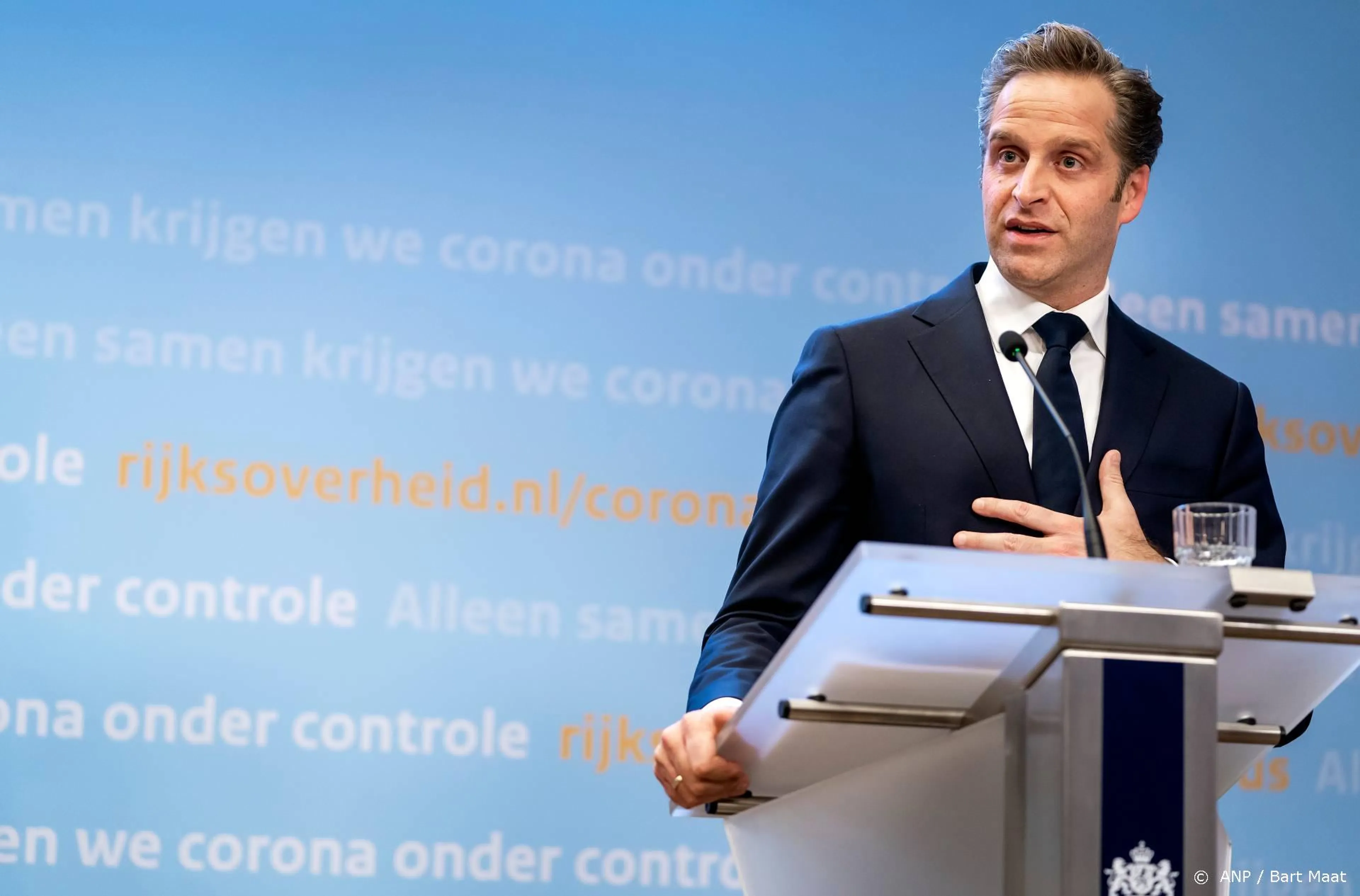 De Jonge: vanaf april toegangstesten voor evenementen