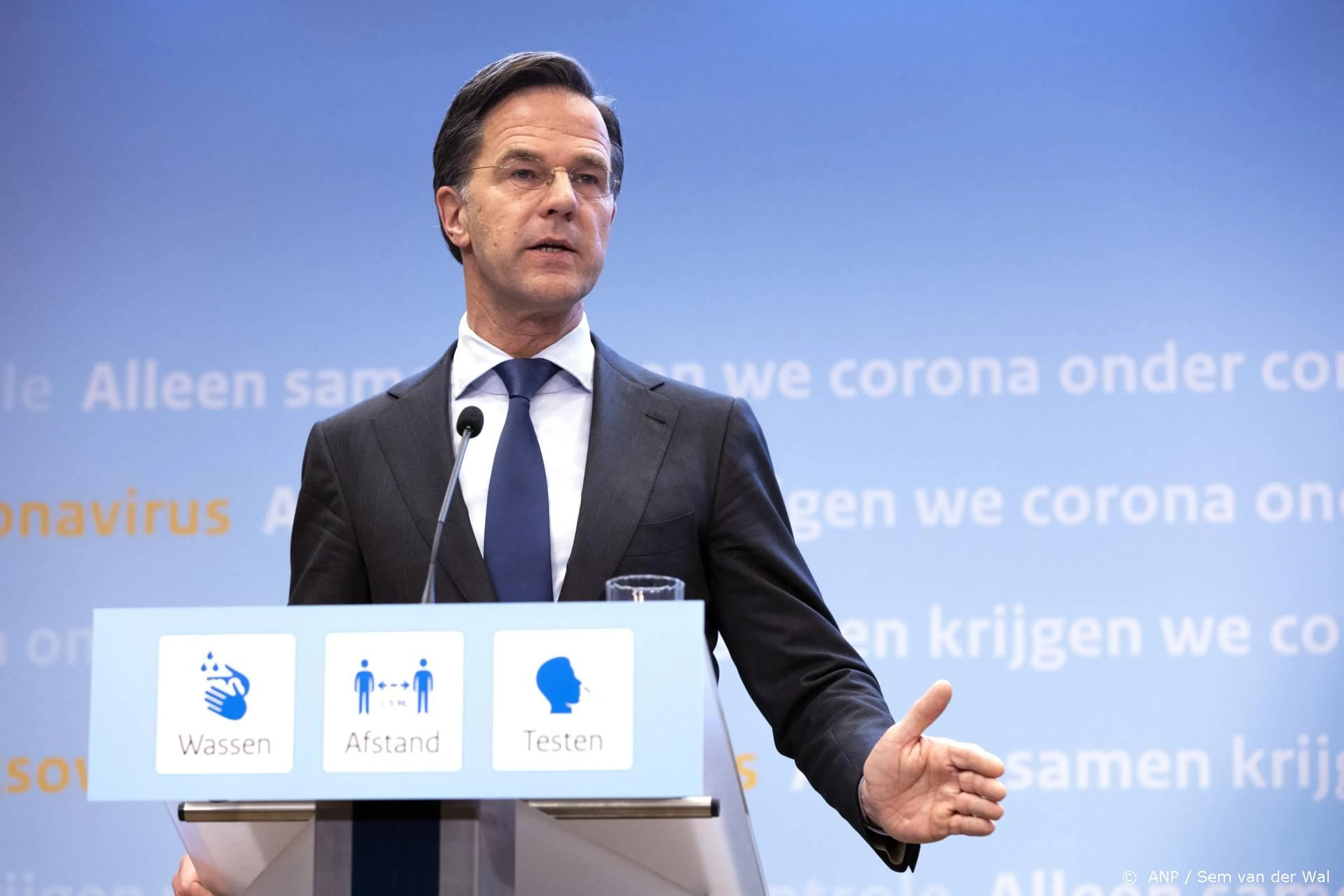 Rutte respecteert afblazen 538 Oranjedag, maar testen zijn nodig
