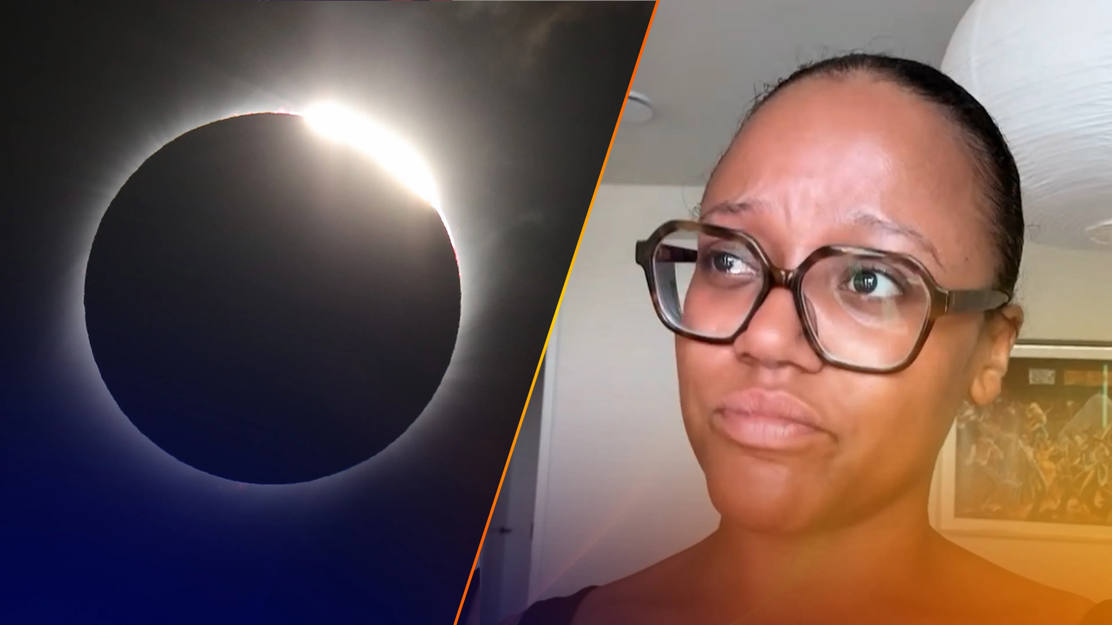 Quinty Misiedjan waarschuwt voor oogschade tijdens eclipse: 'Kan geen licht tolereren'