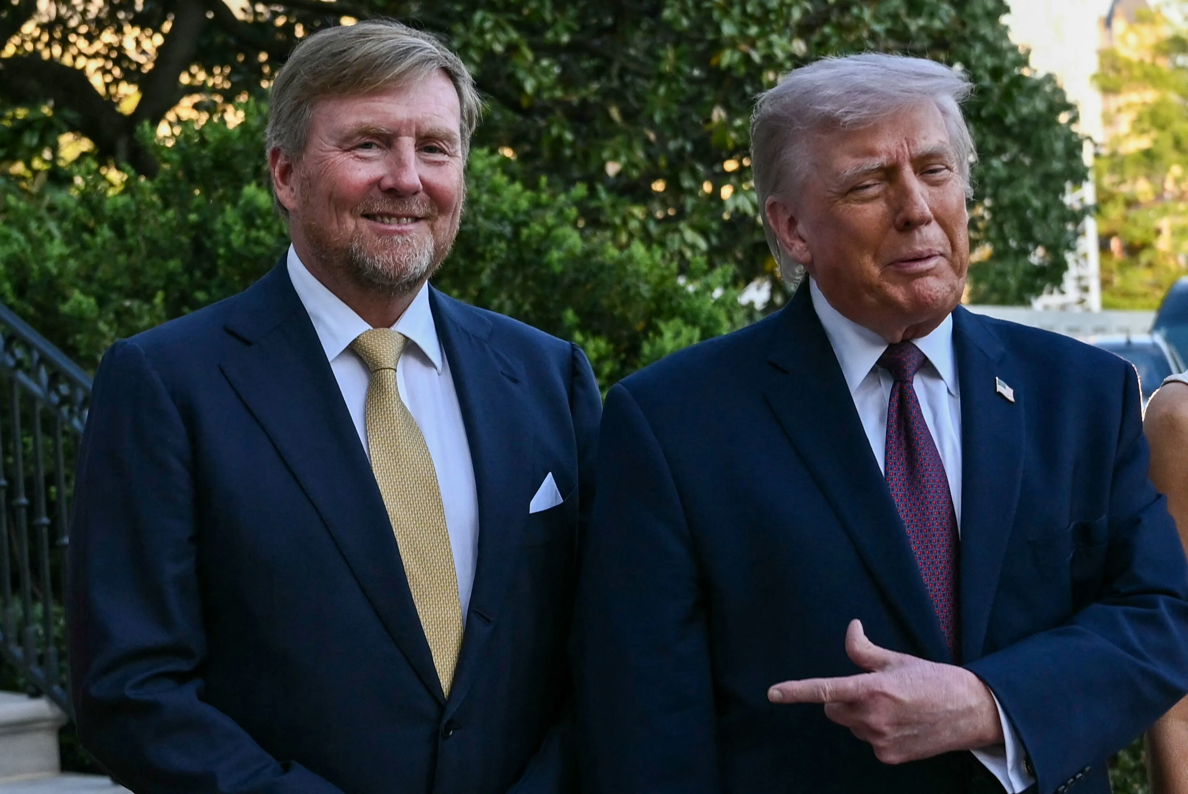 Koning Willem-Alexander tegen Trump: 'Fundamenteel mee oneens'