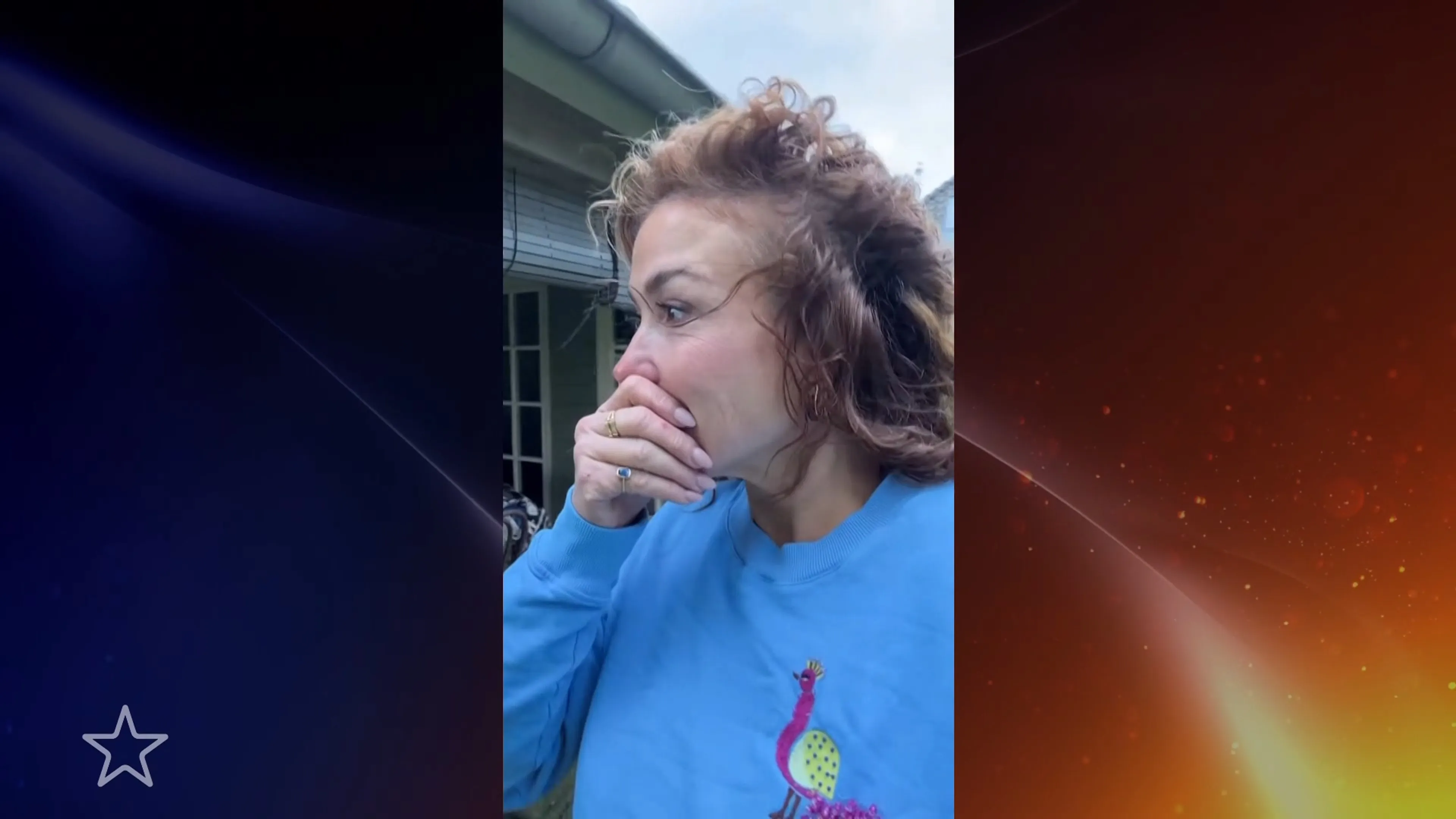 Achtertuin Katja Schuurman getroffen door flinke stormschade