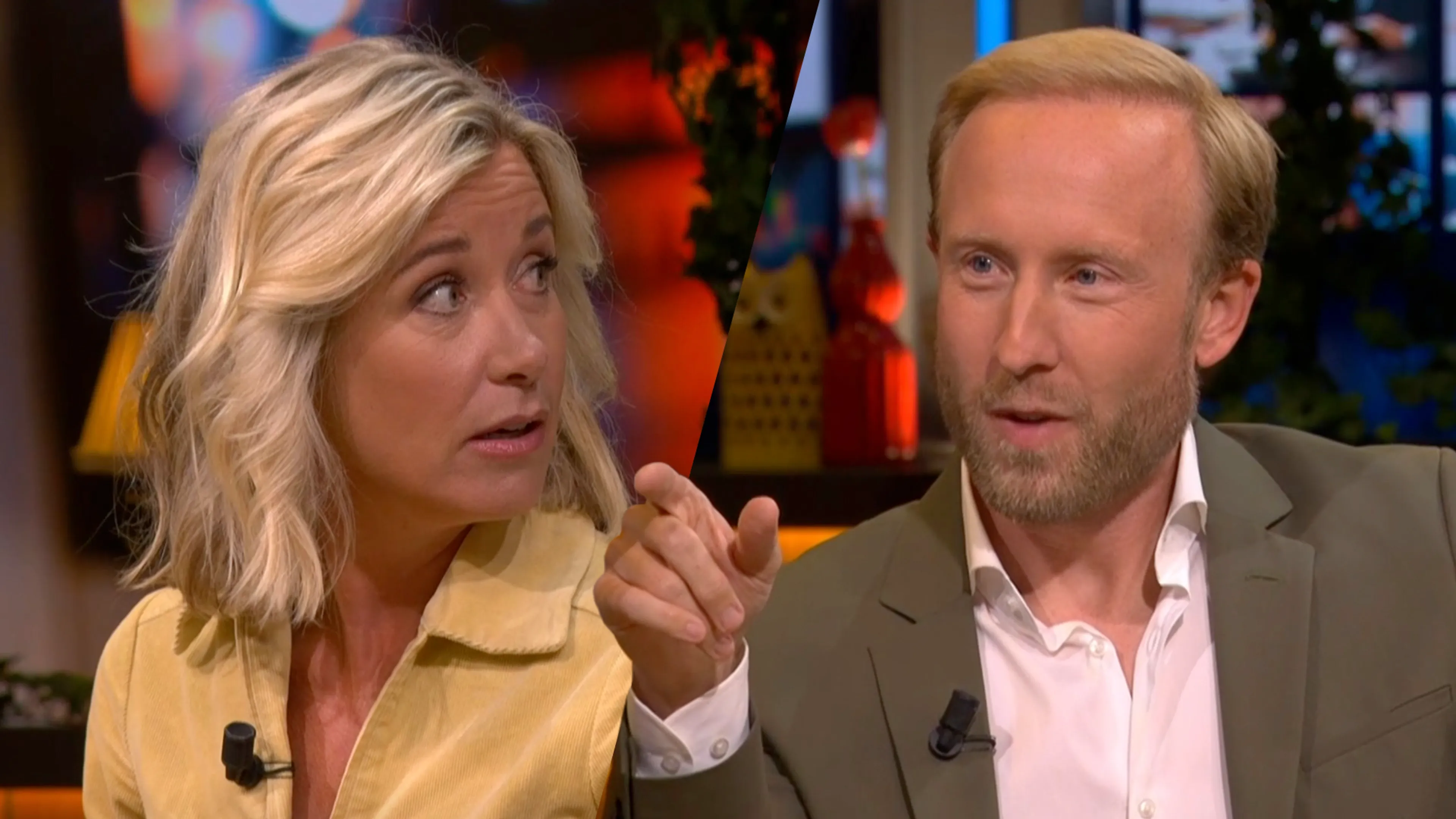 Carrie ten Napel stevig aan de tand gevoeld door Raymond Mens: 'Hou op, schei uit!' (De Oranjezomer)