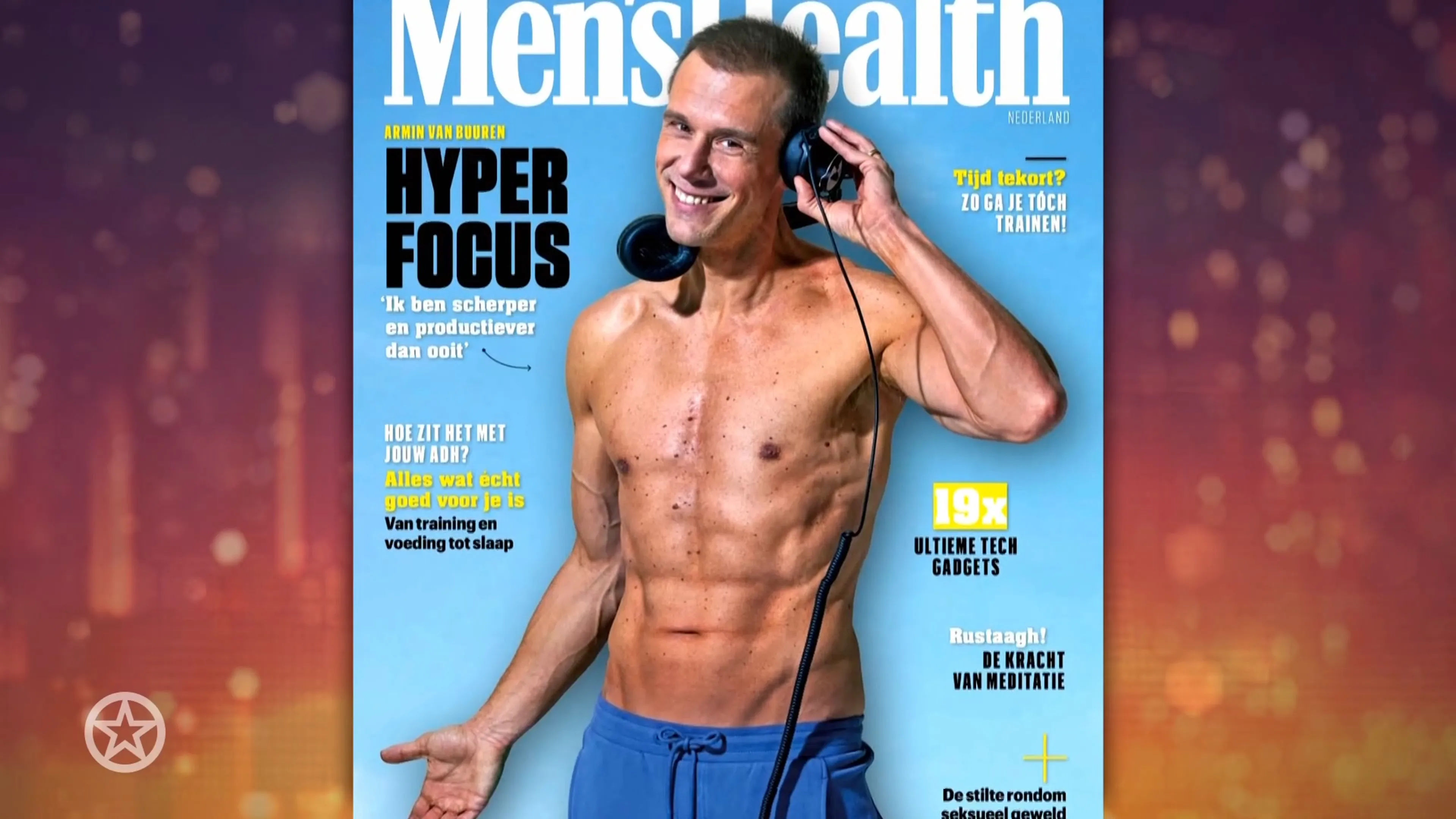 Armin van Buuren samen met vrouw in Men's Health