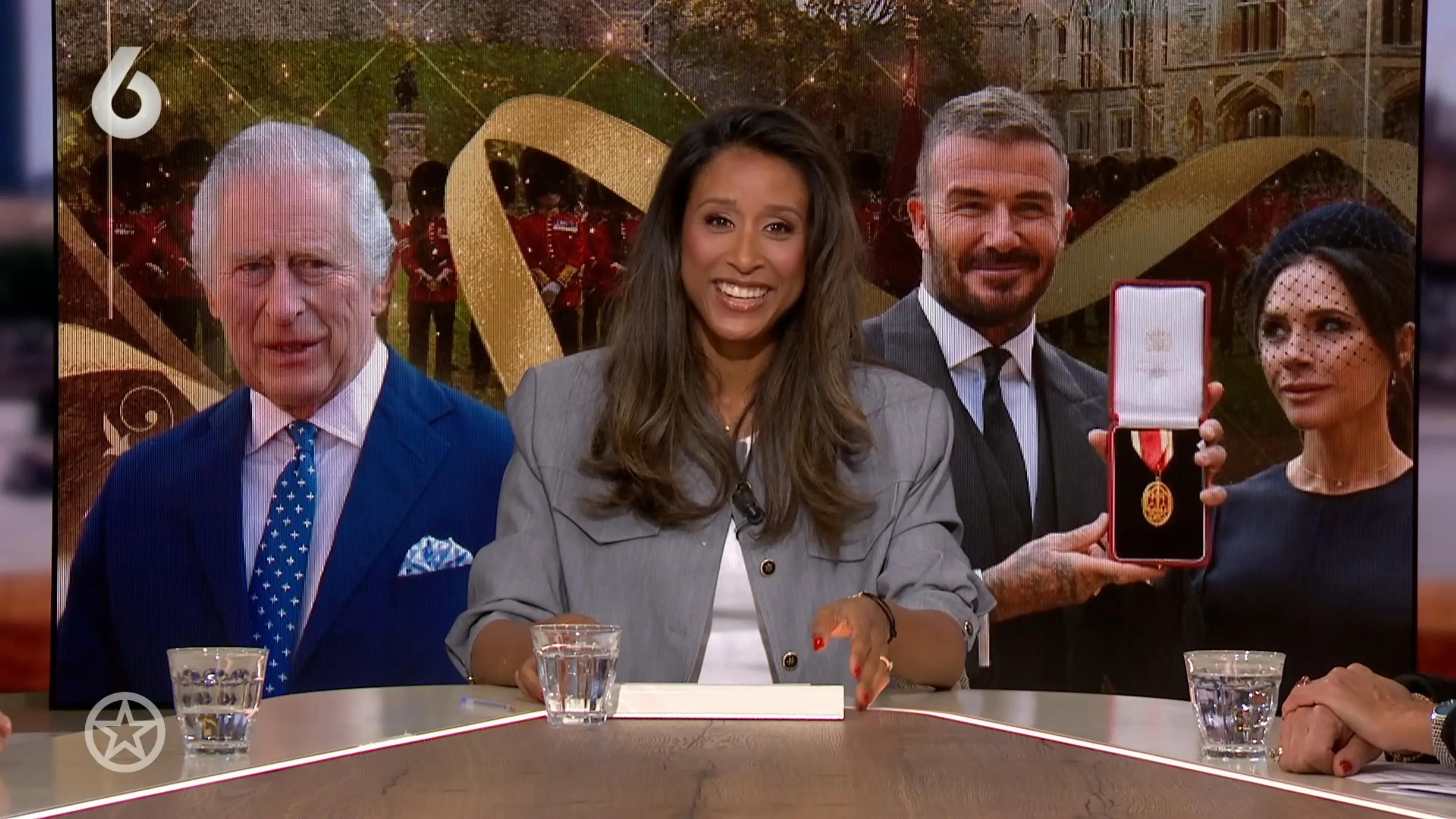 David Beckham is geridderd door koning Charles