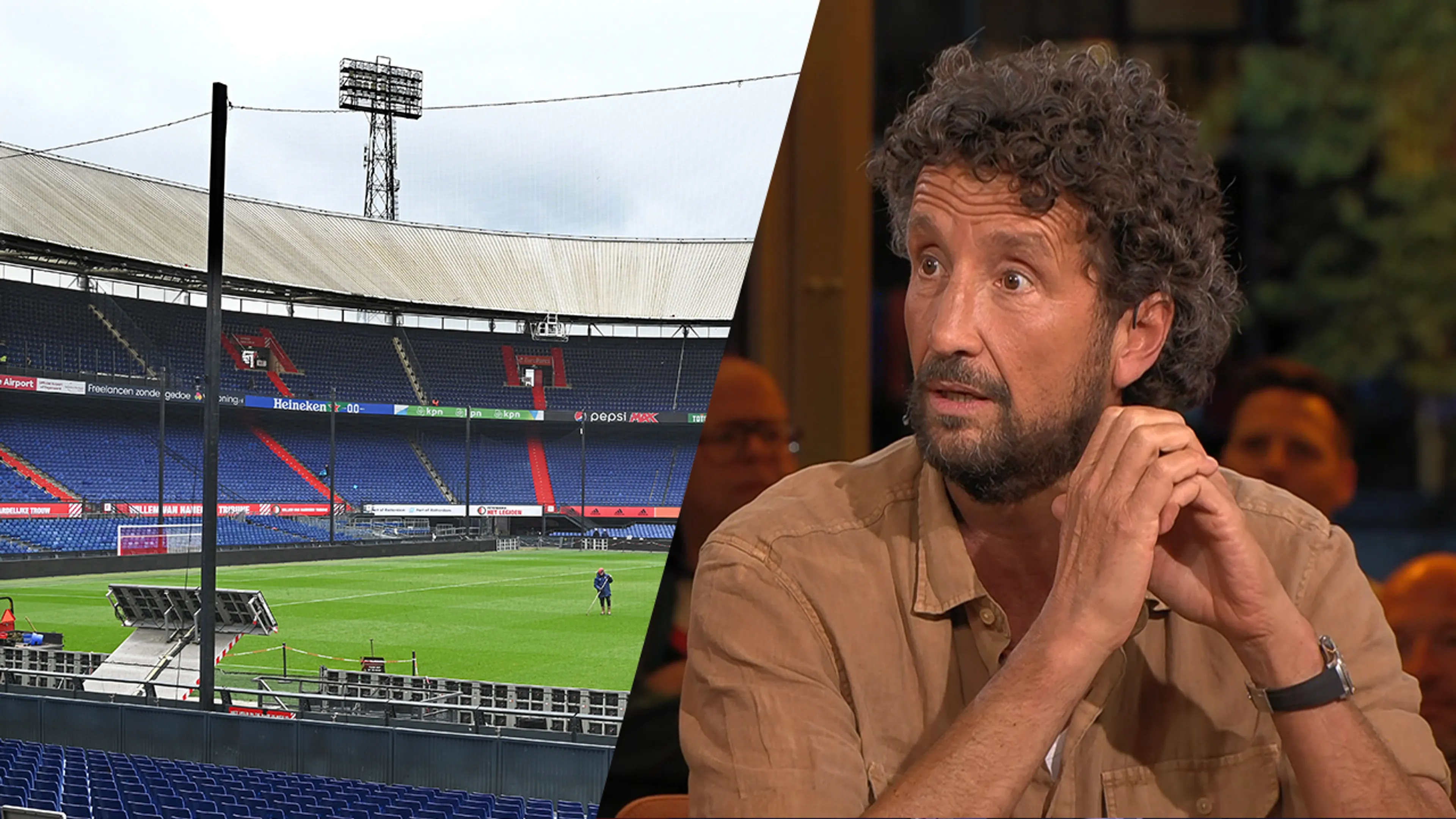 Jan Joost van Gangelen blij met weghalen van palen en netten in De Kuip: 'De allerlaatste kans!' (De Oranjezomer)