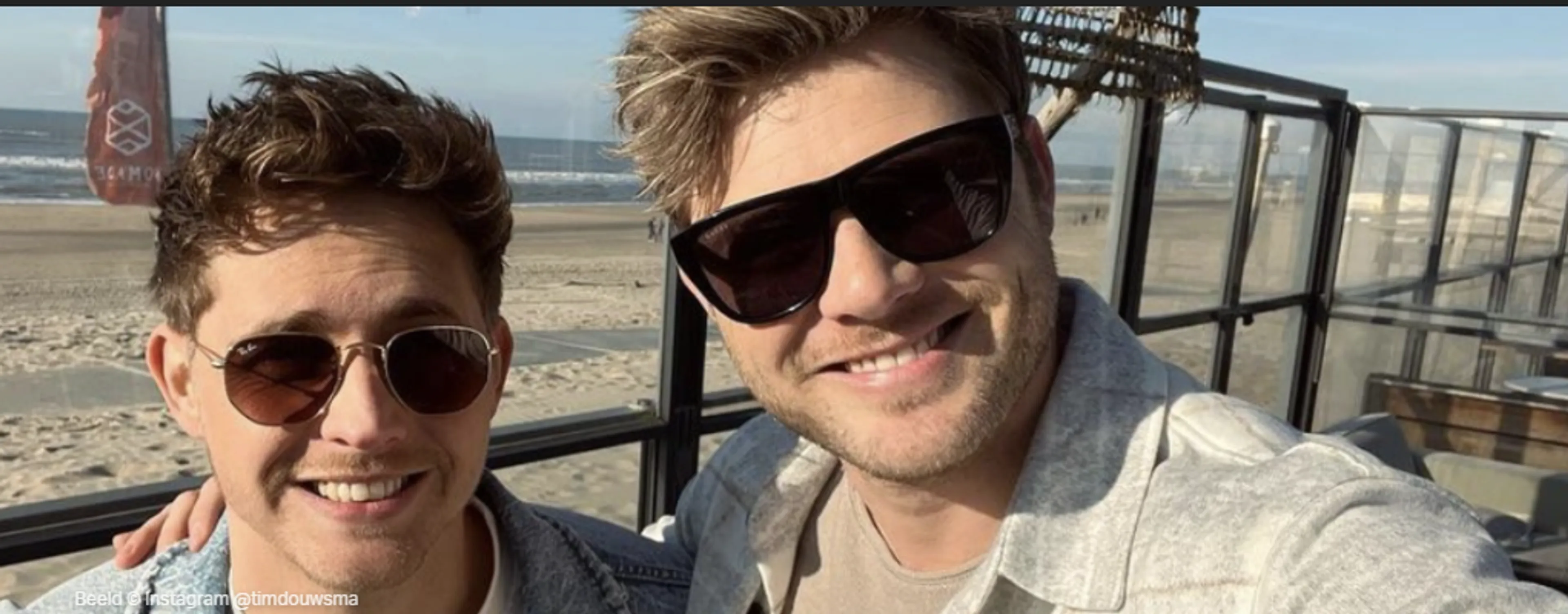 Tim en Rick Douwsma nemen samen duet op