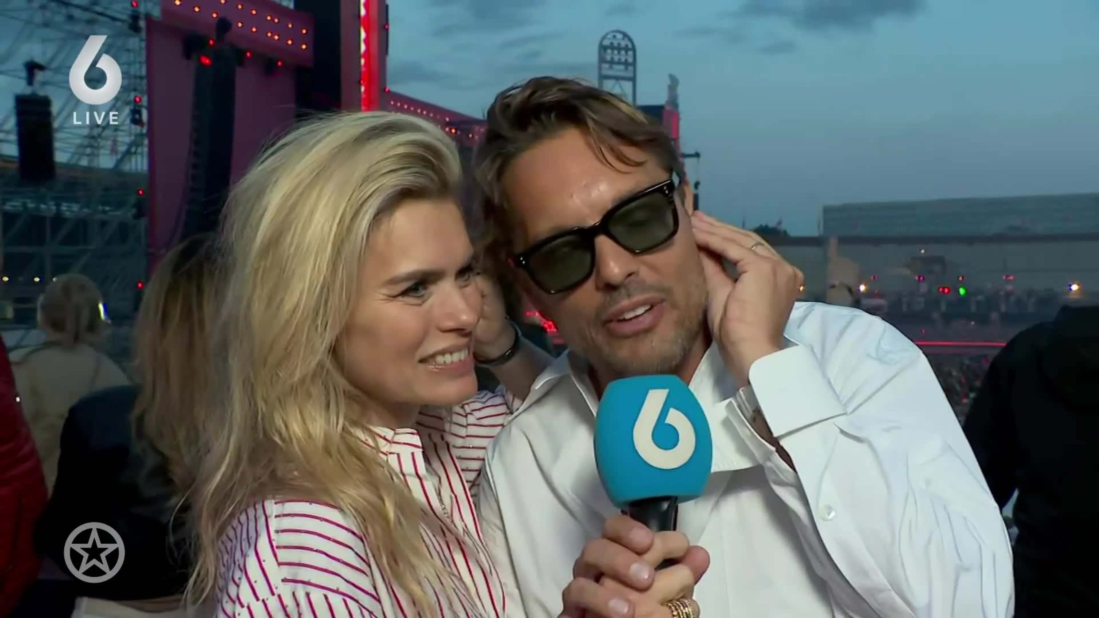 Nicolette en Bas genieten van Amsterdamse Zomer