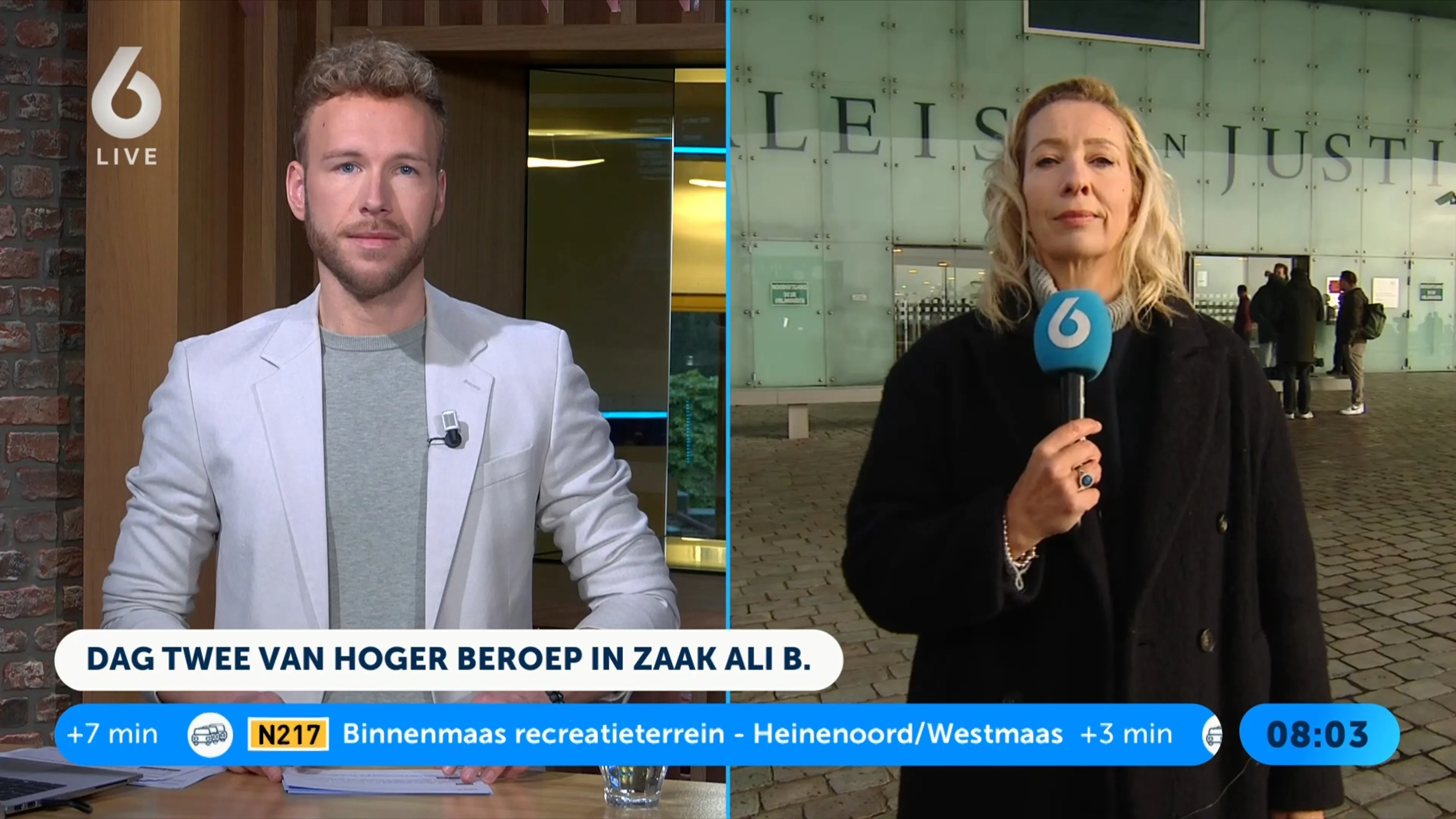 Tweede zittingsdag hoger beroep Ali B van start, rapper hoort strafeis