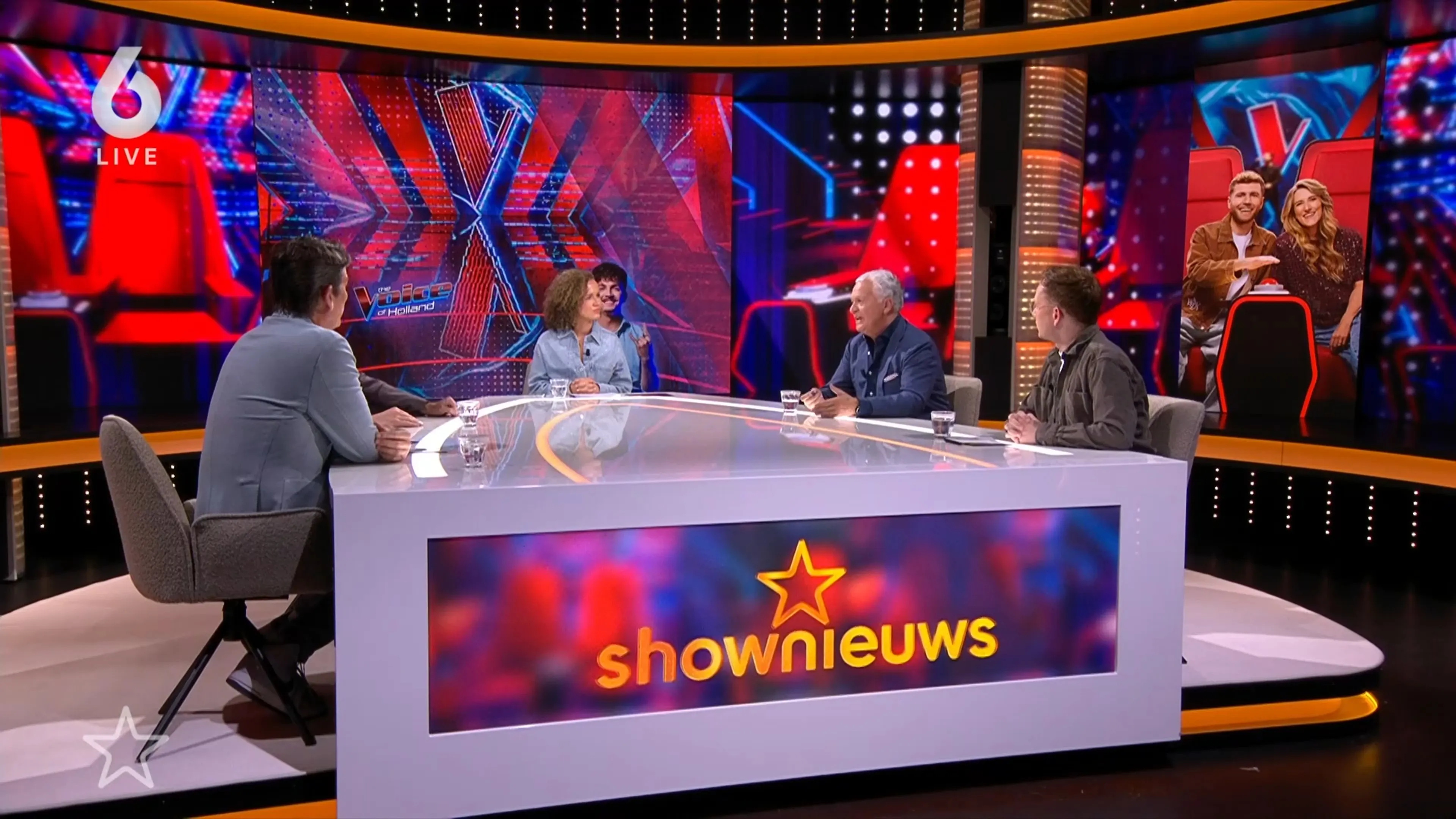 Shownieuws-tafel over spannende The Voice-finale