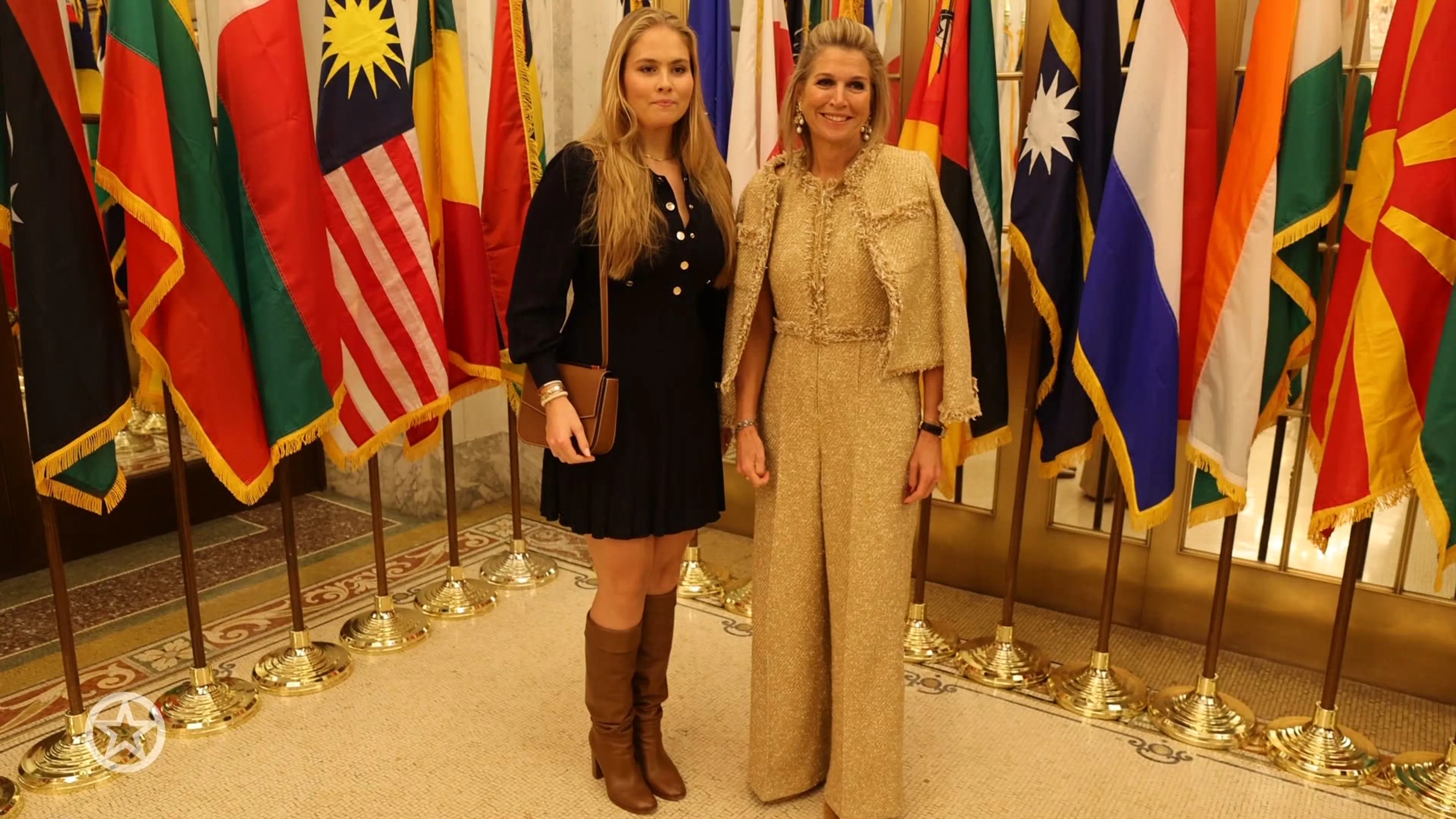 Máxima en Amalia sluiten hun moeder-dochtertrip naar Amerika af