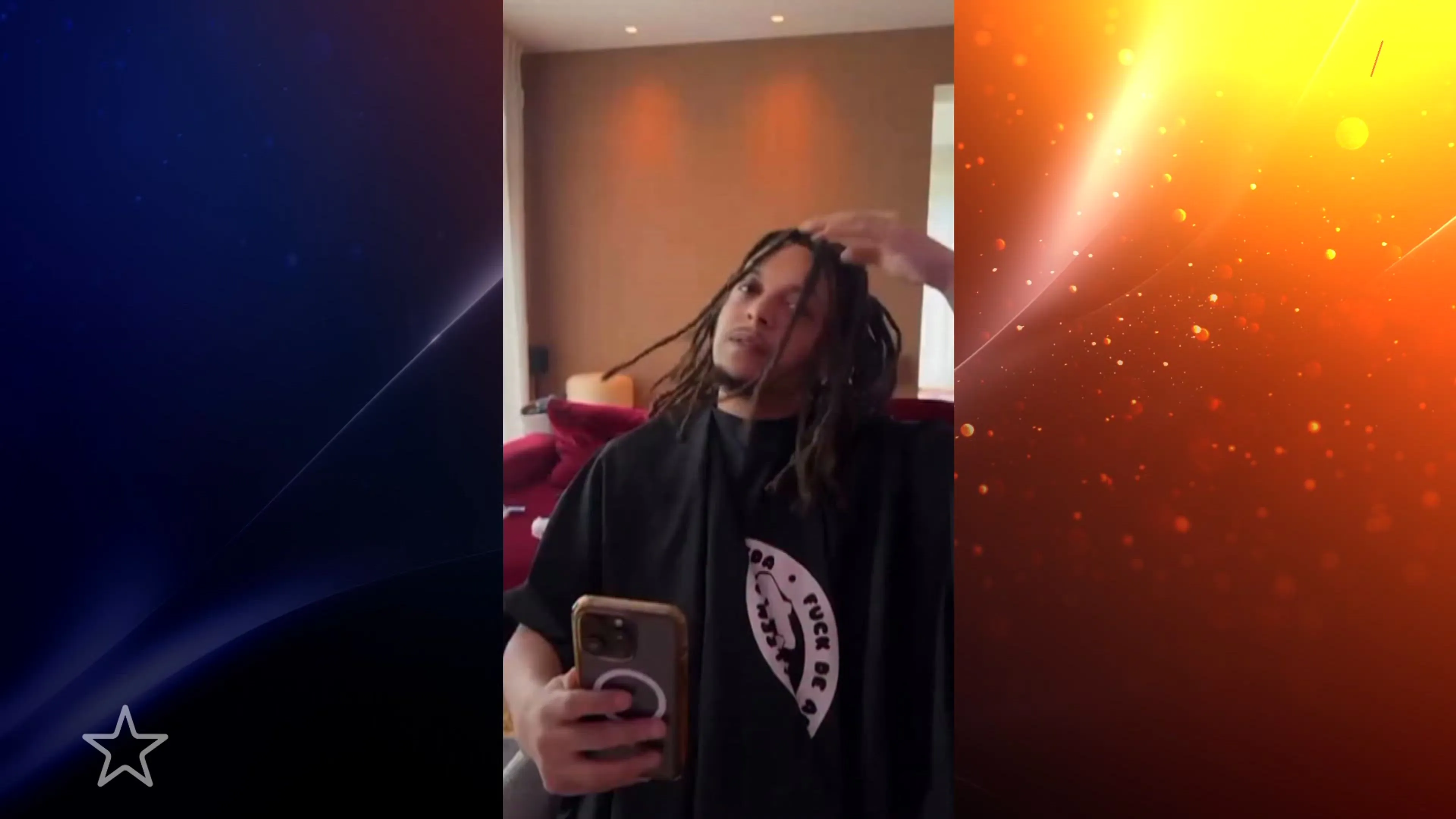 Ronnie Flex knipt dreadlocks af